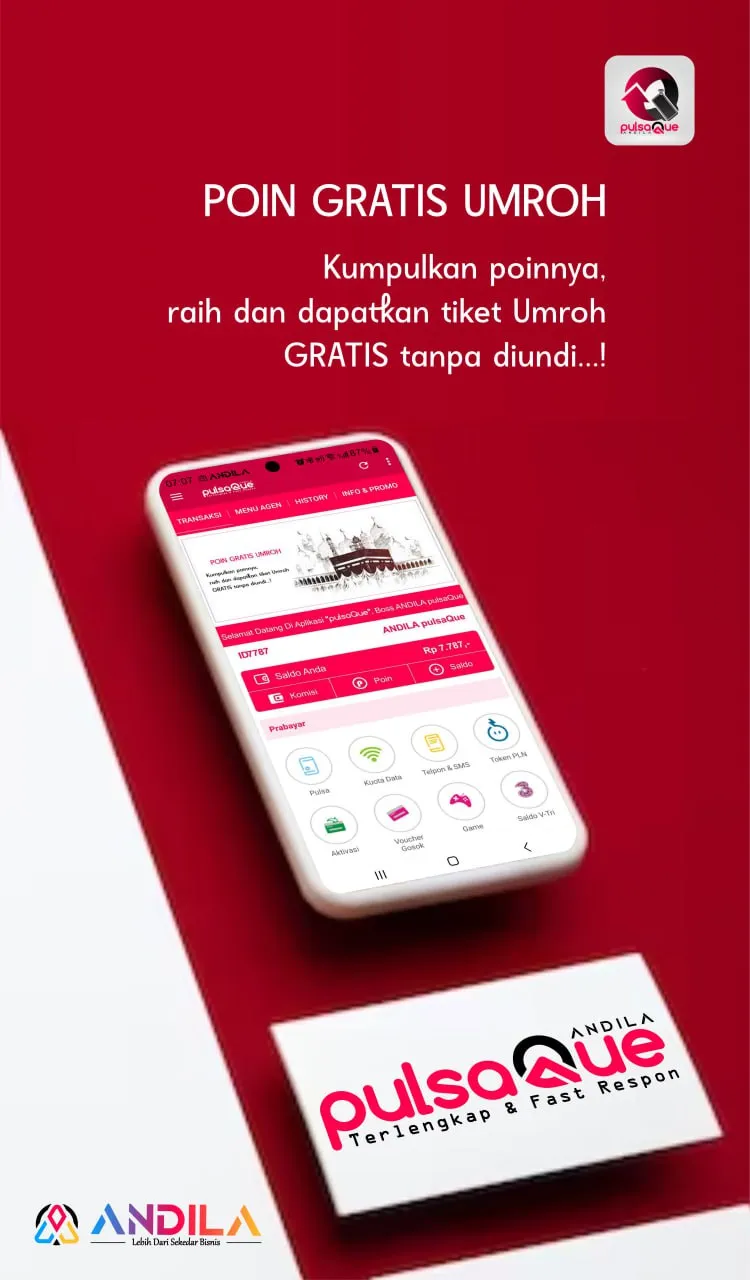pulsaQue -ANDILA: App Pulsa | Indus Appstore | Screenshot