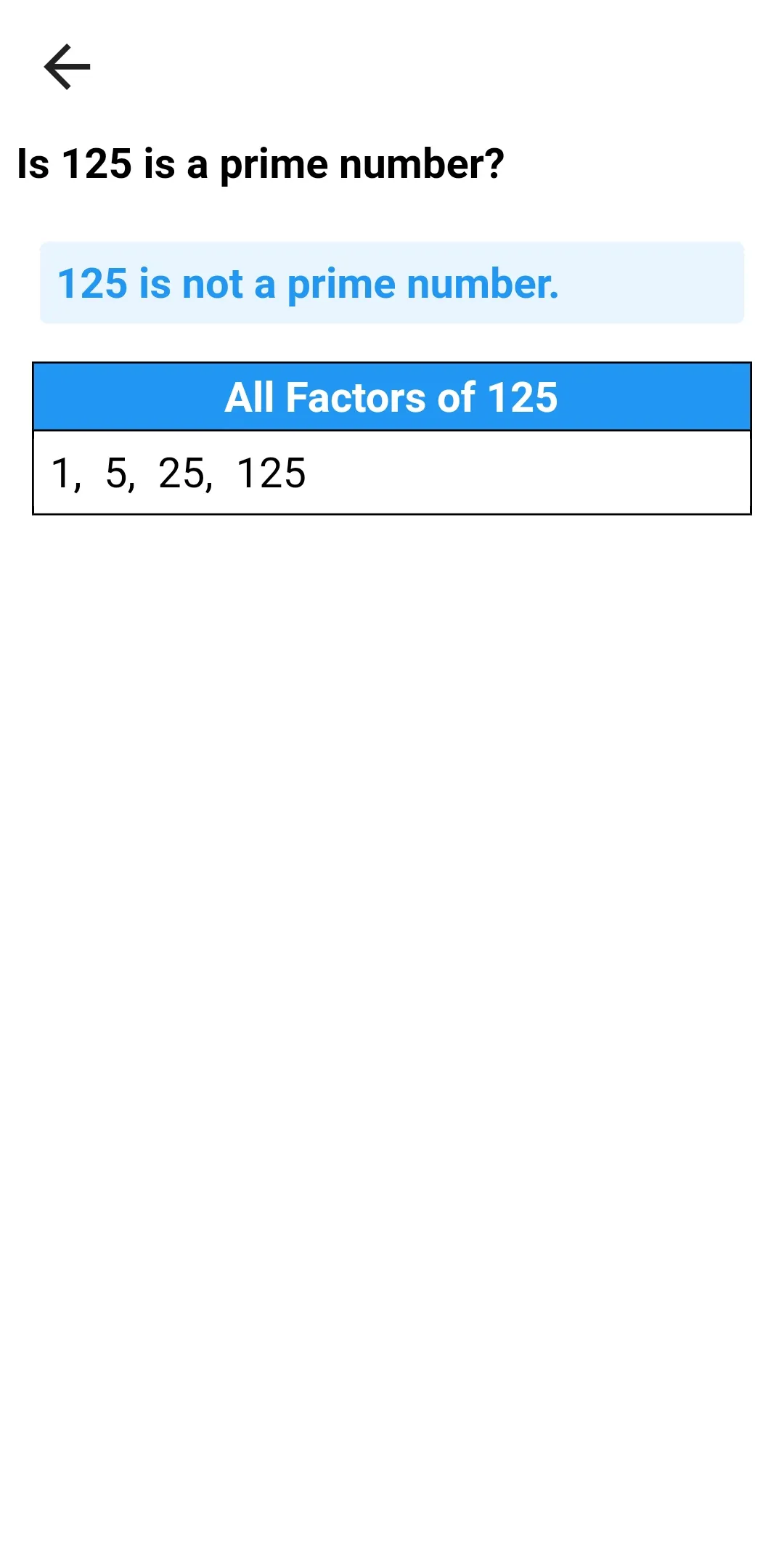 Prime Factorization, LCM & HCM | Indus Appstore | Screenshot