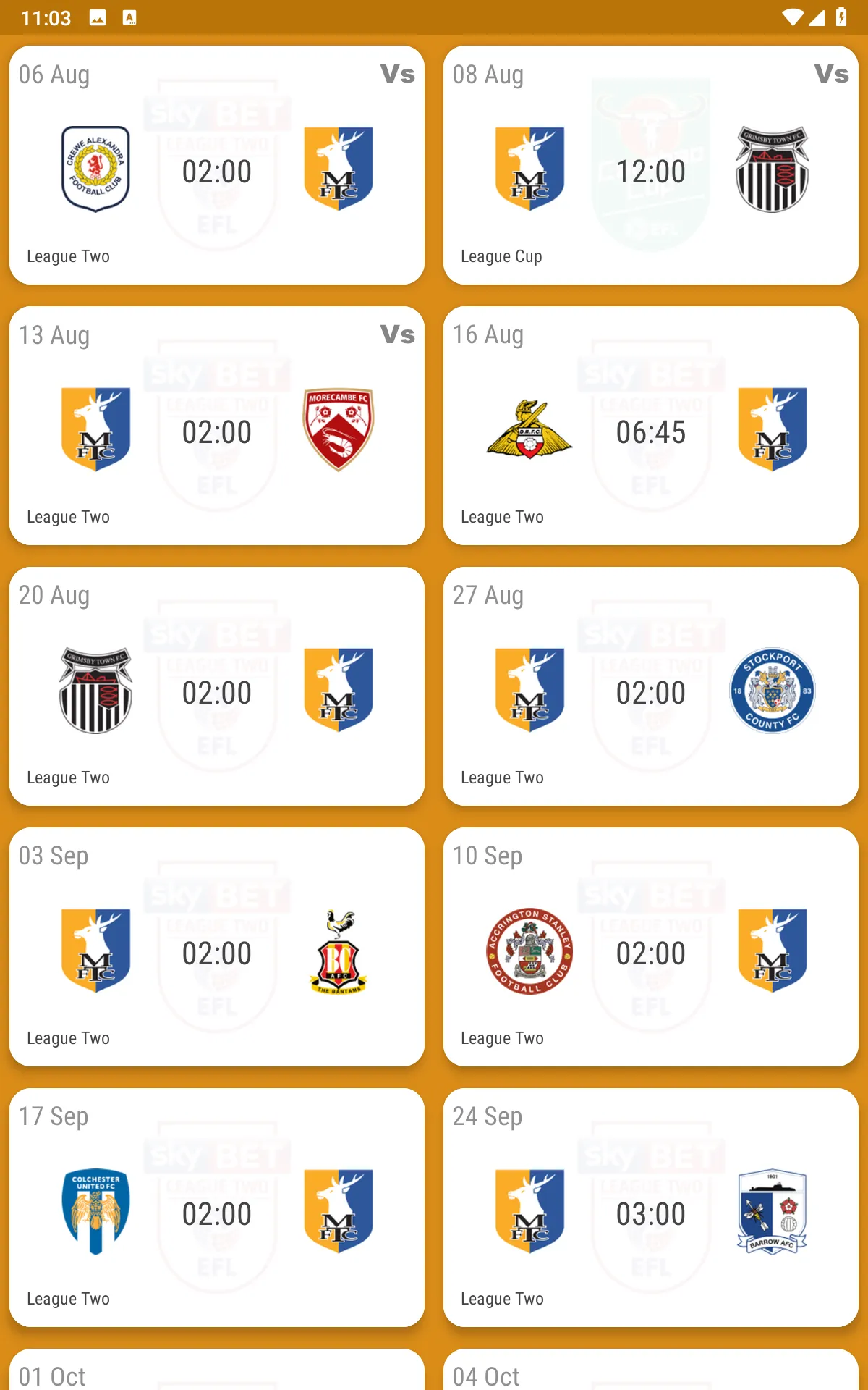 Mansfield Town Fan App | Indus Appstore | Screenshot