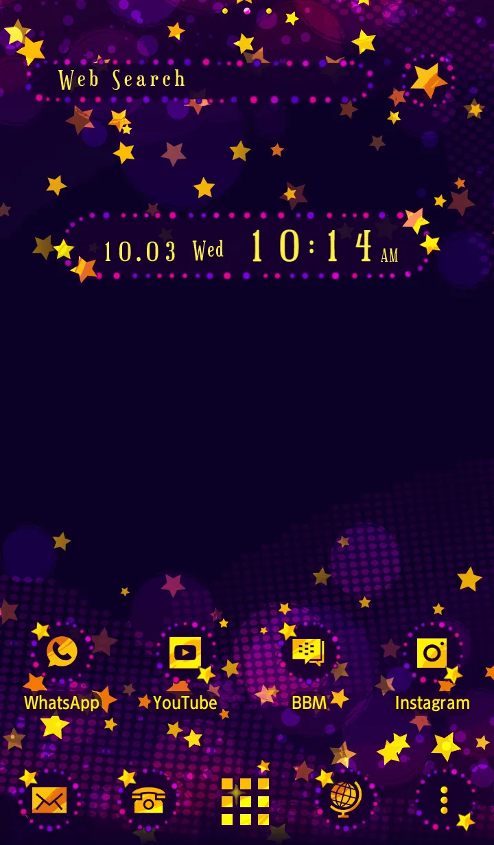 Magical Star Night Theme | Indus Appstore | Screenshot