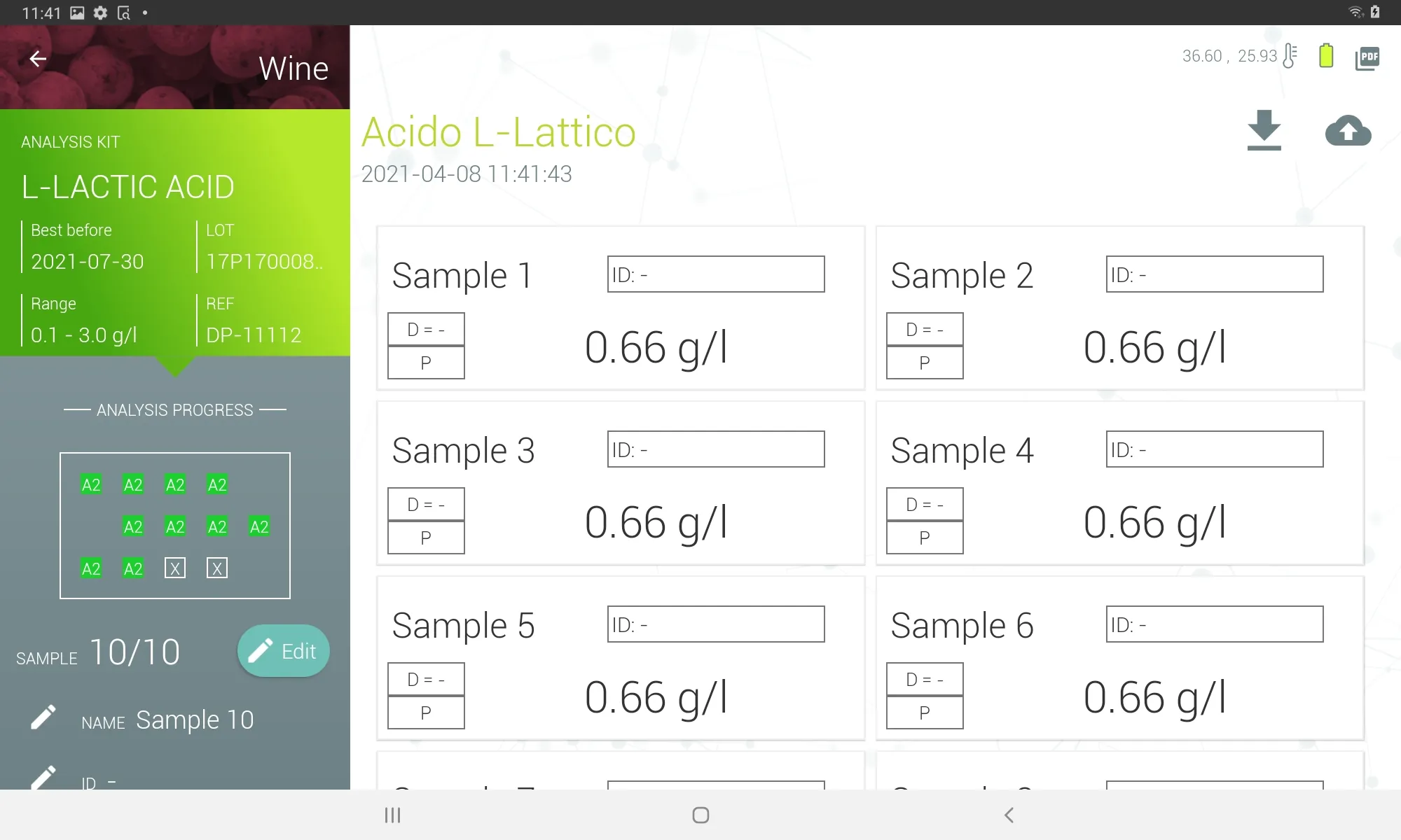 SMΔRT ANALYSIS Wine | Indus Appstore | Screenshot