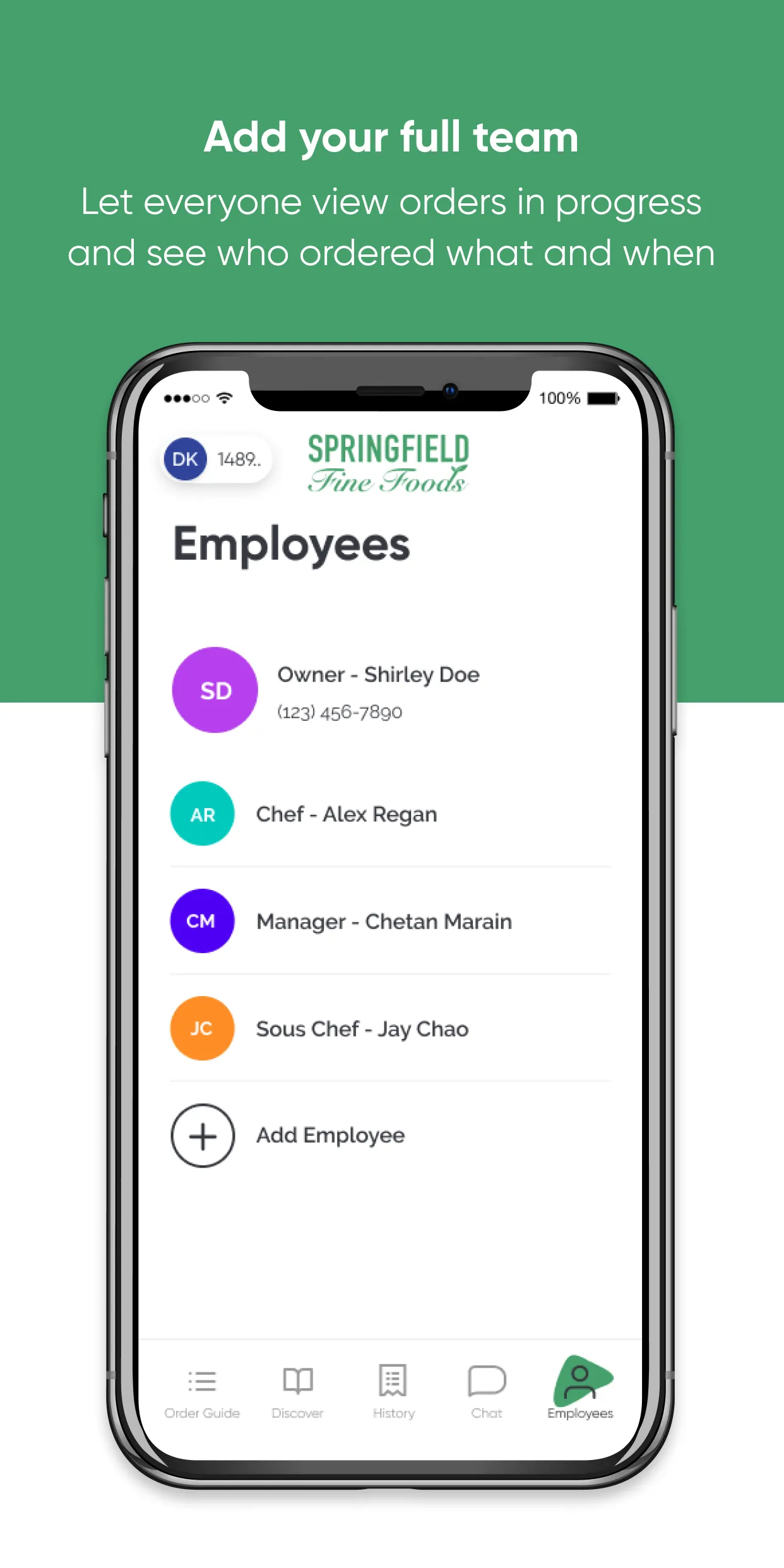 Springfield Fine Foods | Indus Appstore | Screenshot