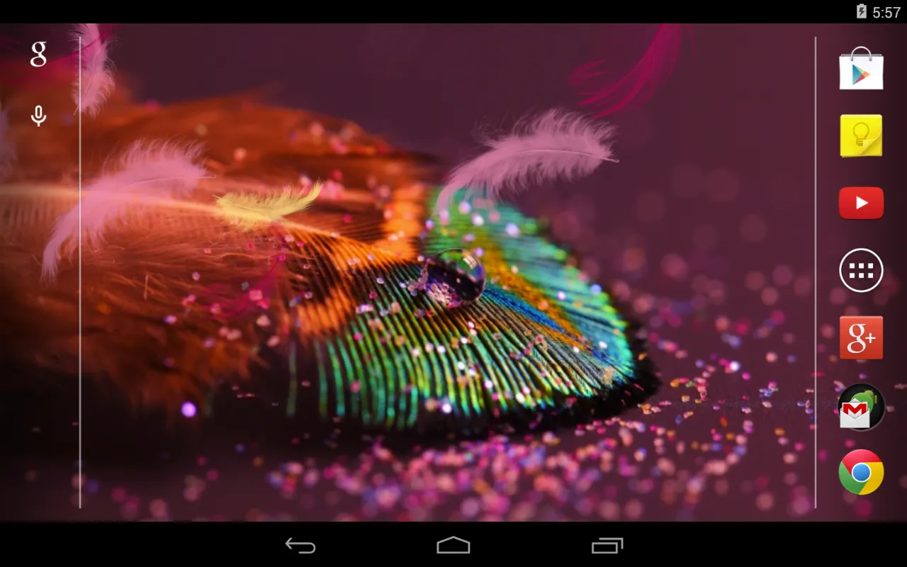 Feather Live Wallpaper | Indus Appstore | Screenshot