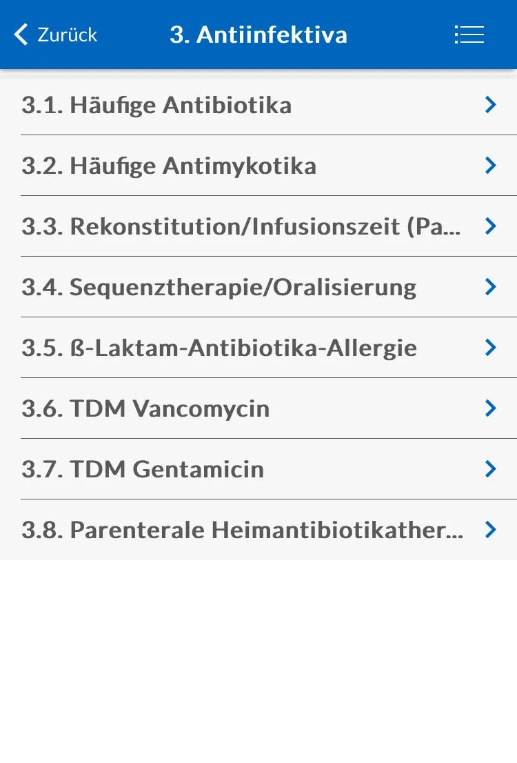 Antiinfektiva Leitfaden | Indus Appstore | Screenshot