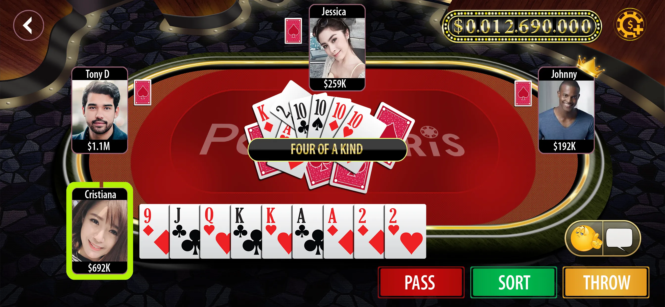 Poker Paris: Tien Len & Phom | Indus Appstore | Screenshot