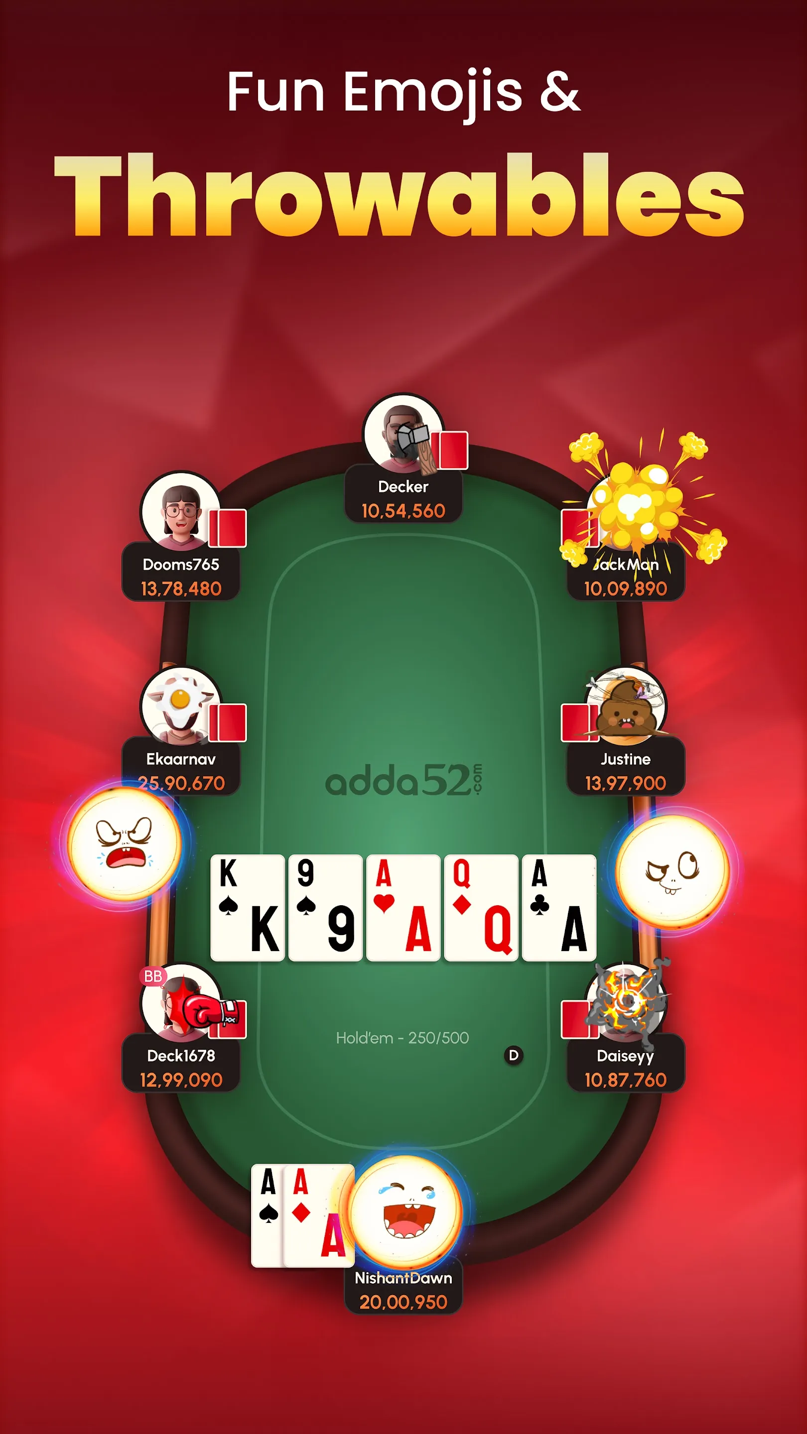 Adda52 Online Poker App | Indus Appstore | Screenshot