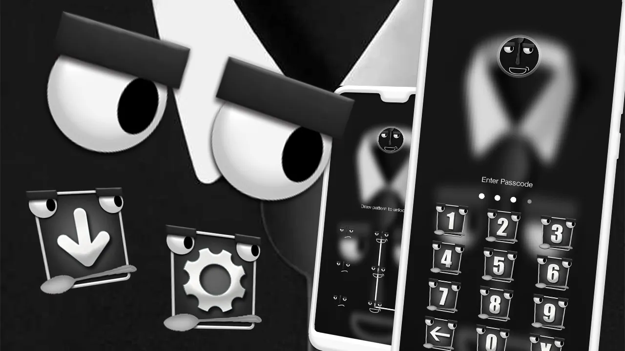 Spoon Tie Face Theme | Indus Appstore | Screenshot