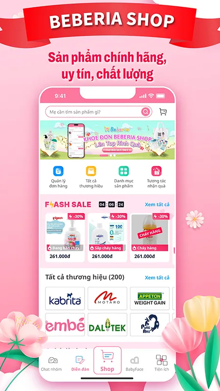 BEBERIA - Mẹ và bé | Indus Appstore | Screenshot