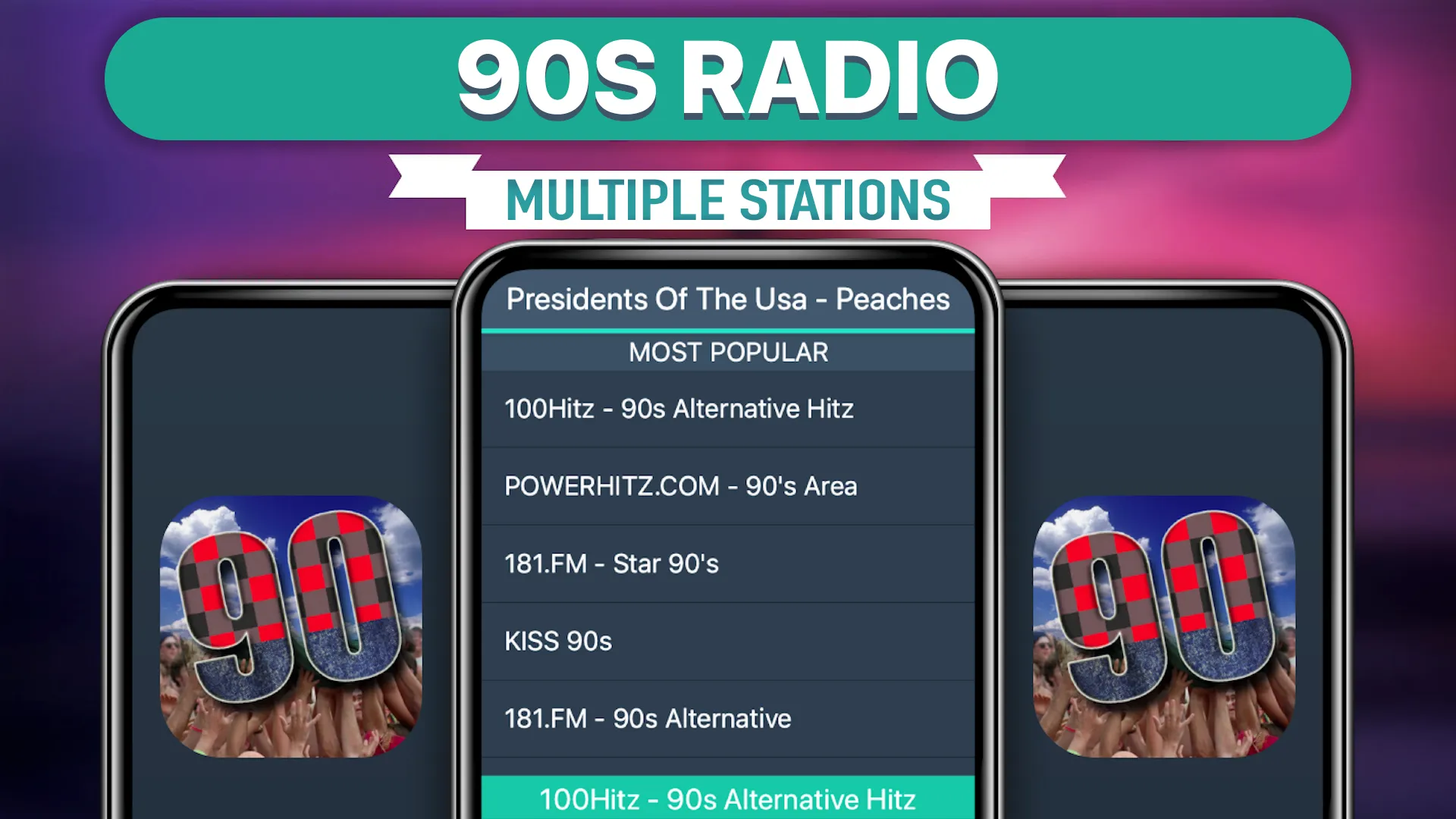 90s Radio Favorites | Indus Appstore | Screenshot