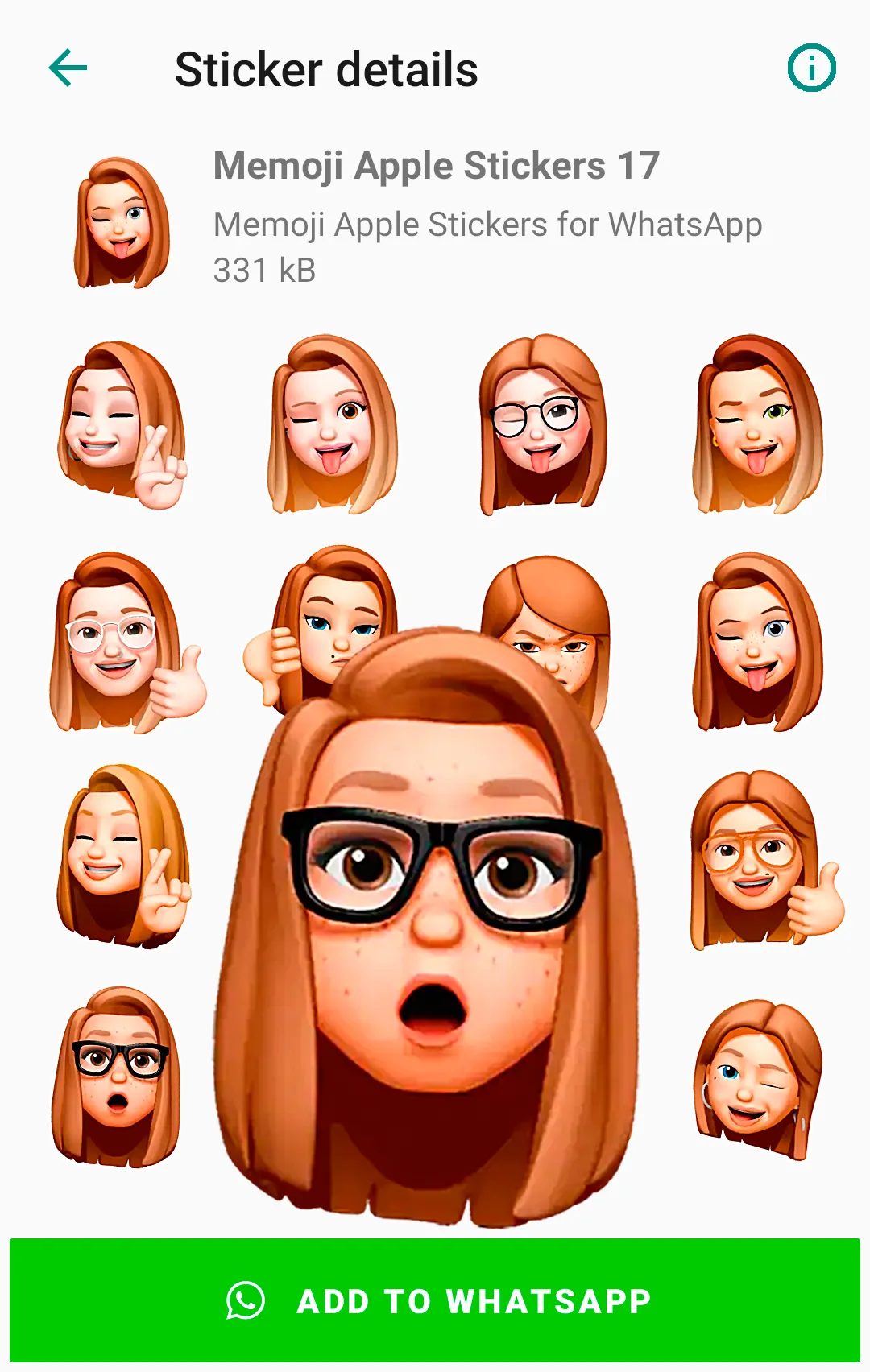 Memoji Apple for WhatsApp | Indus Appstore | Screenshot