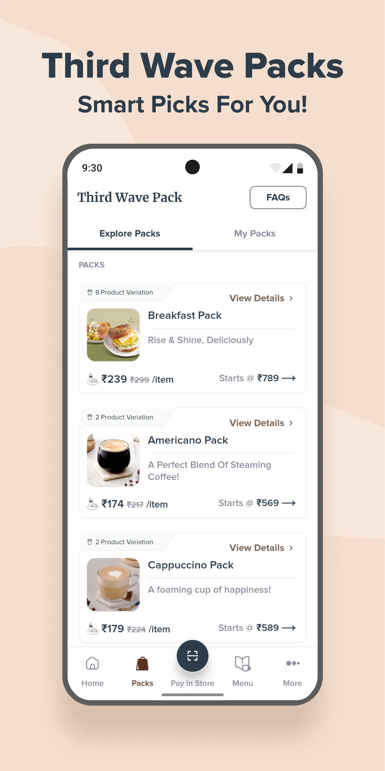 Third Wave Coffee - India | Indus Appstore | Screenshot