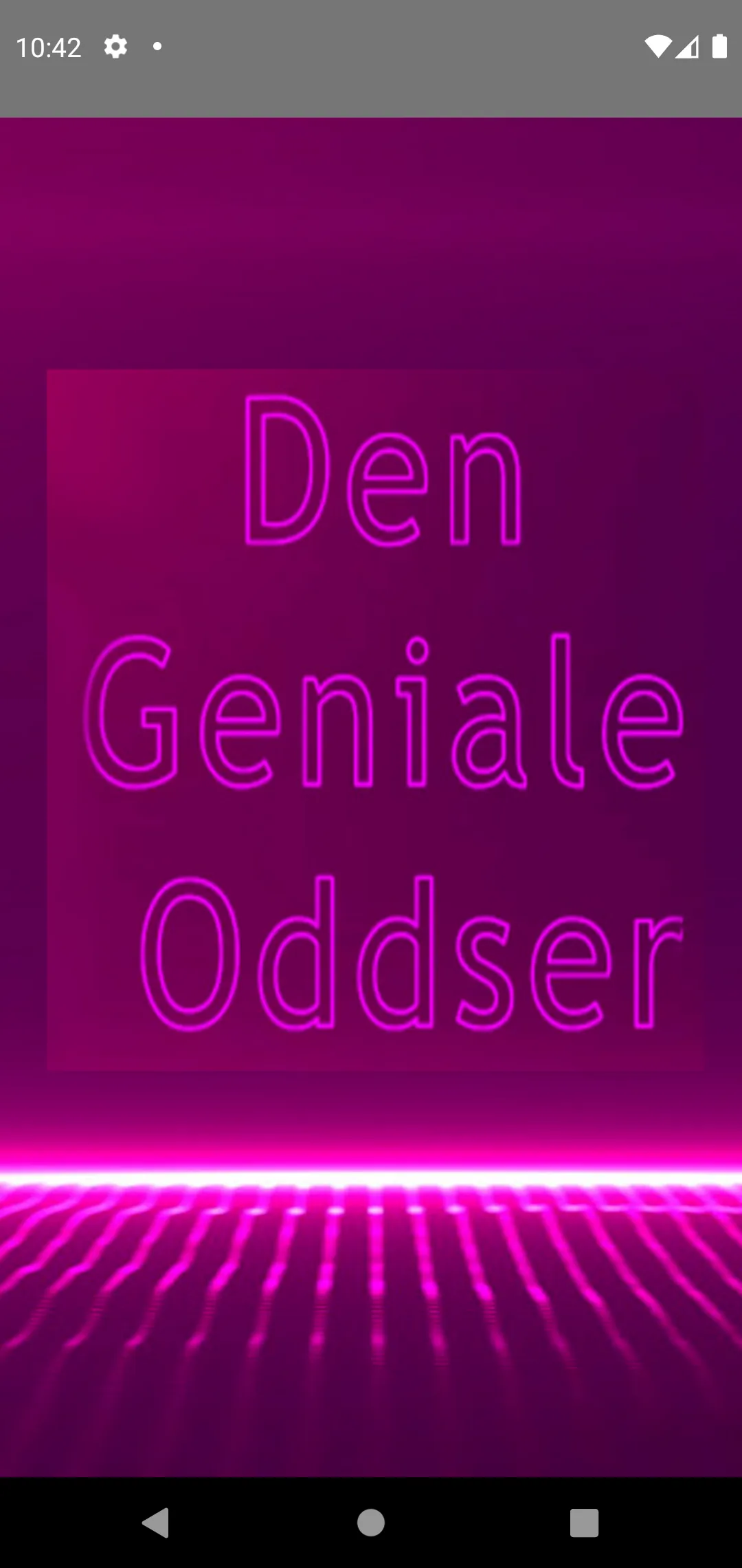 Den Geniale Oddser | Indus Appstore | Screenshot