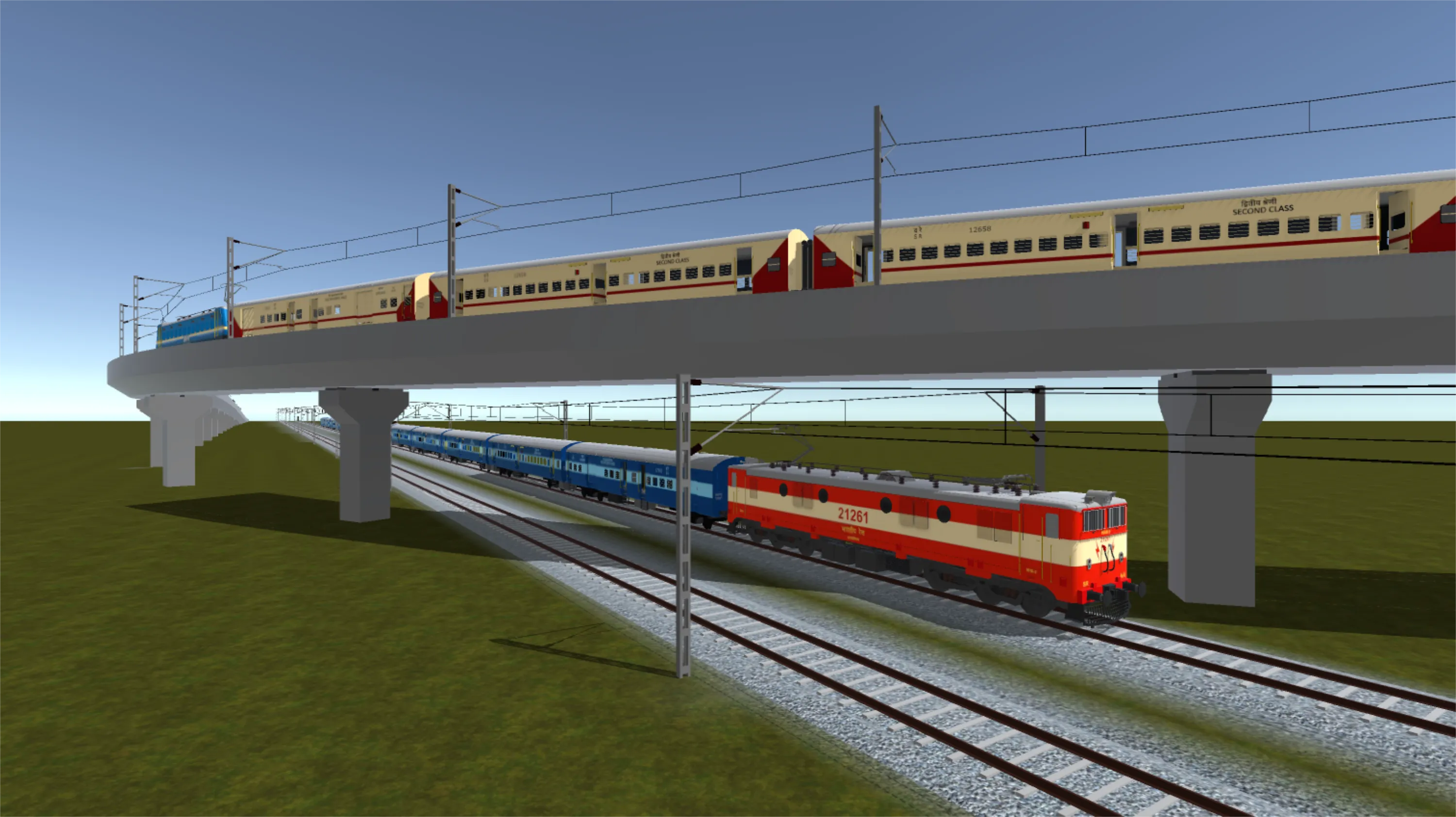 Indian Train Crossing 3D | Indus Appstore | Screenshot