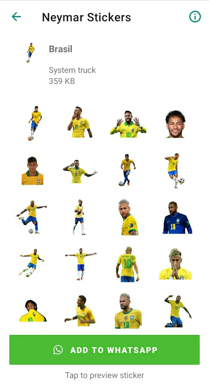 Neymar Stickers | Indus Appstore | Screenshot