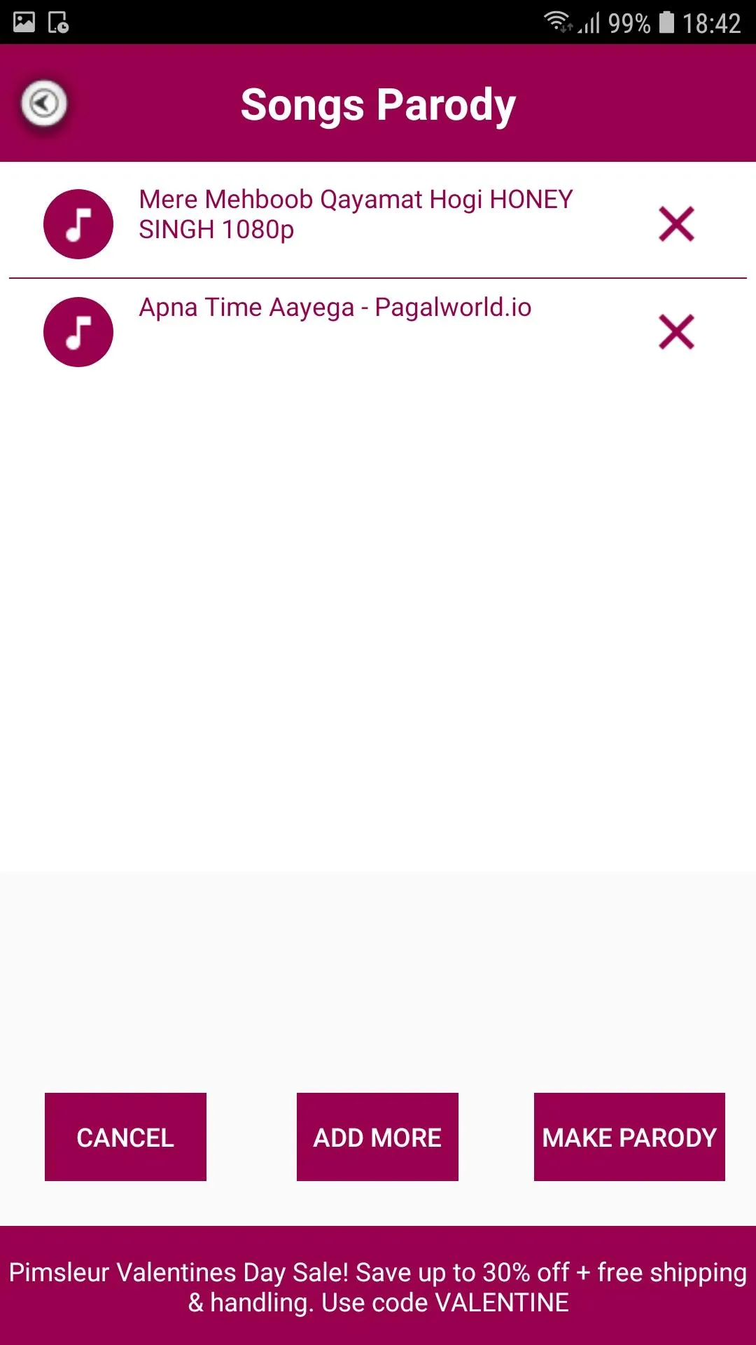 Songs Parody | Indus Appstore | Screenshot