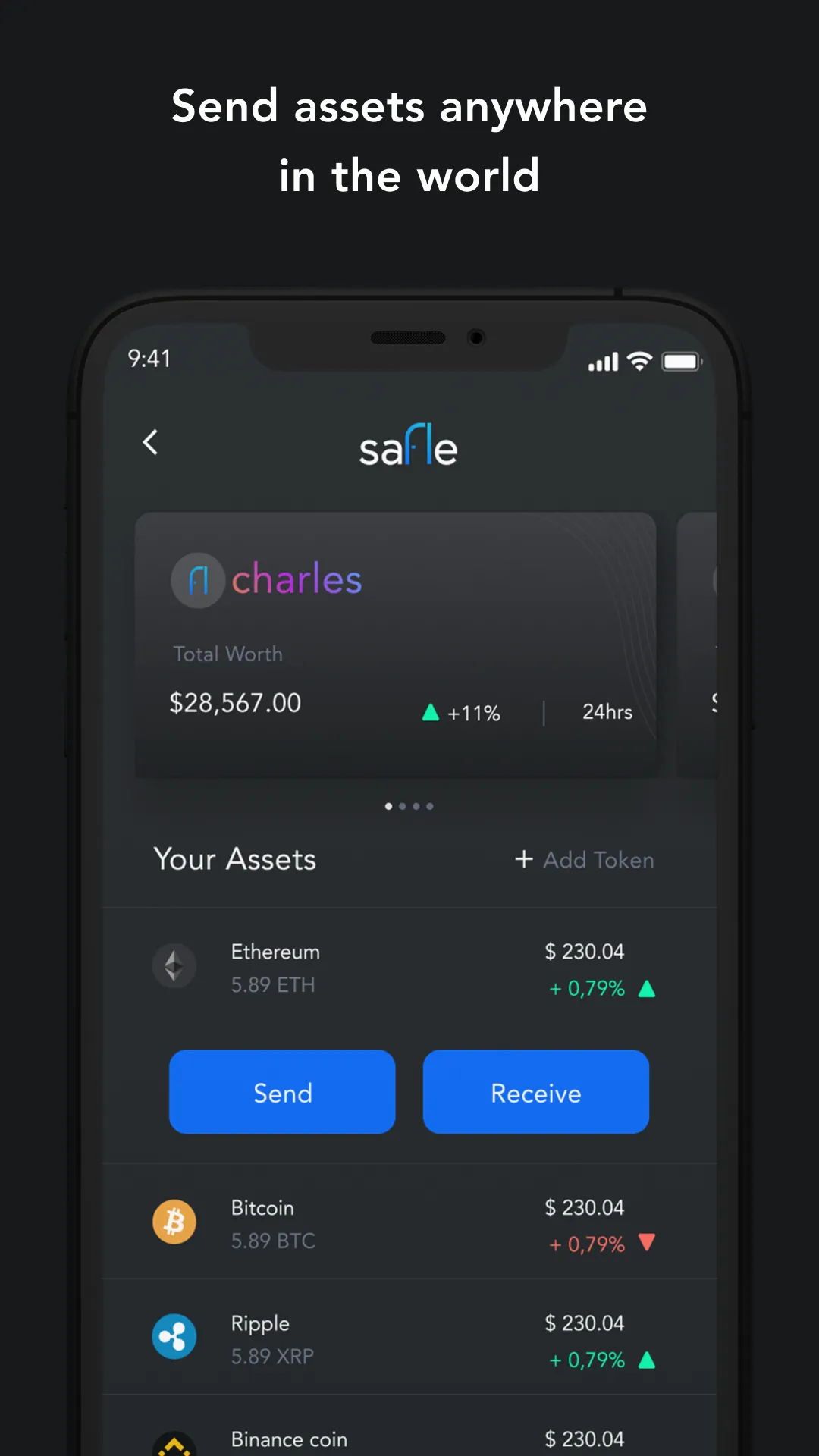 Safle - Web3 Wallet | Indus Appstore | Screenshot