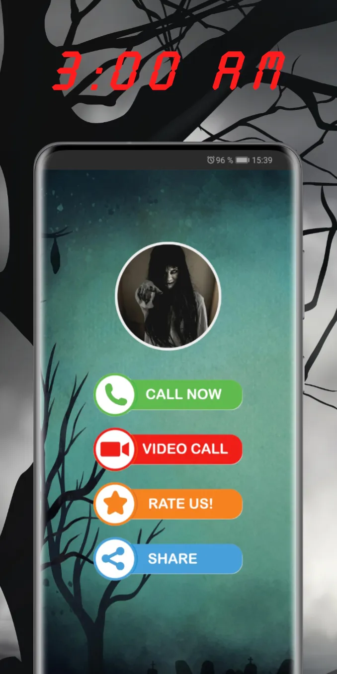 Scary ghost video call | Indus Appstore | Screenshot