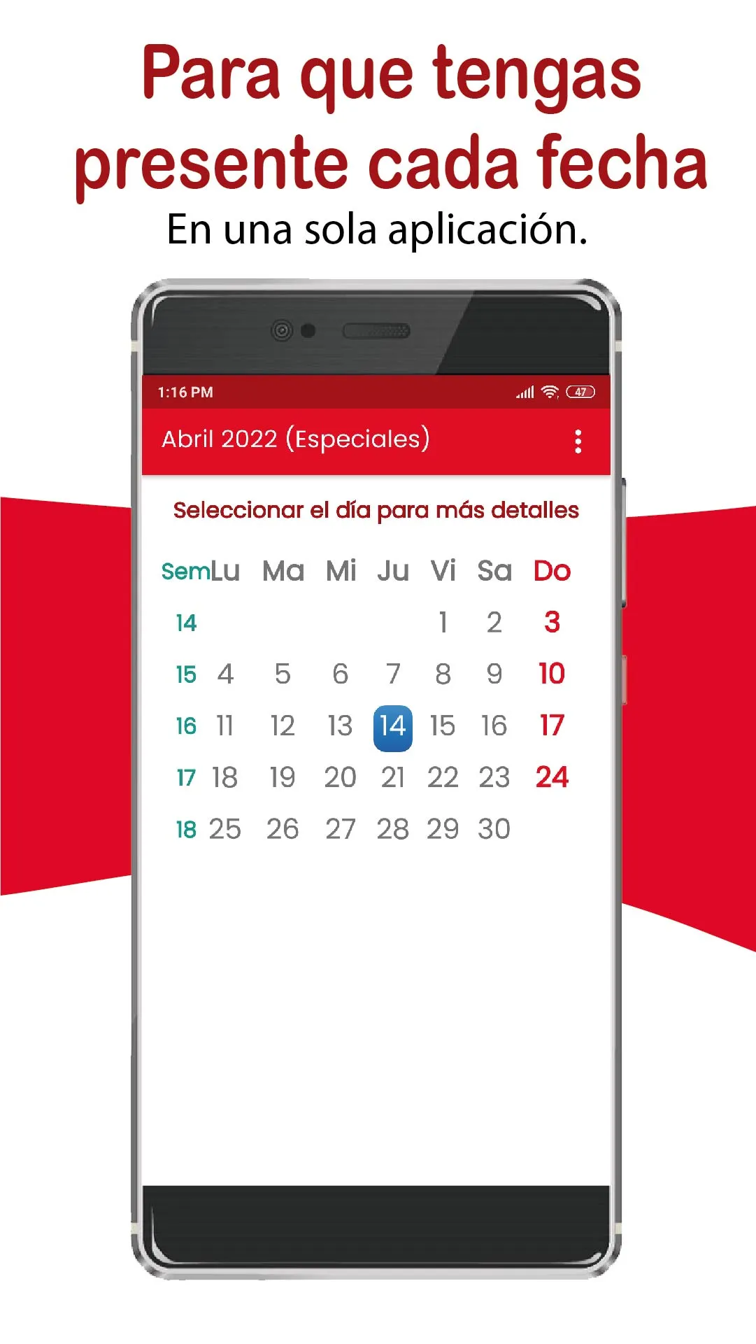 Calendario Rep Dominicana 2024 | Indus Appstore | Screenshot