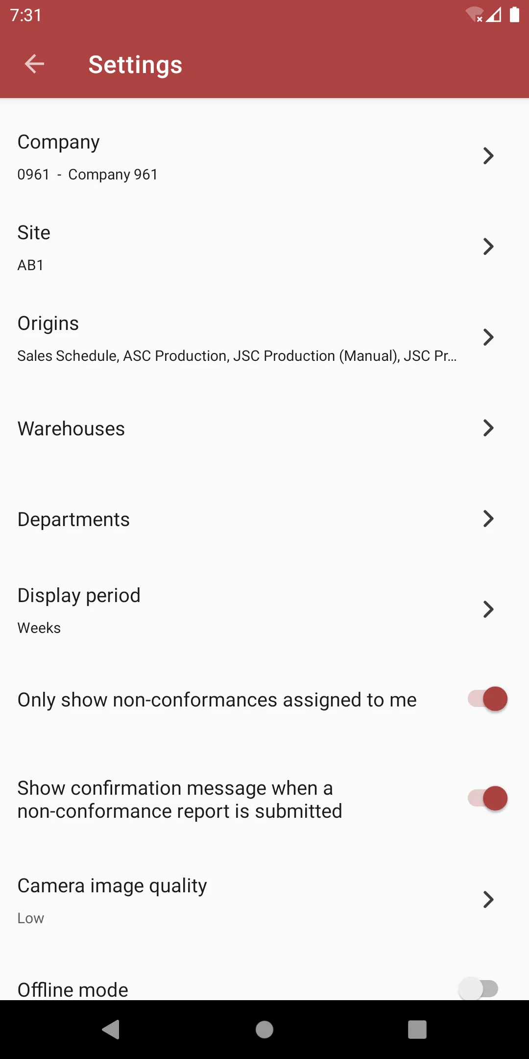 Infor LN NCR | Indus Appstore | Screenshot