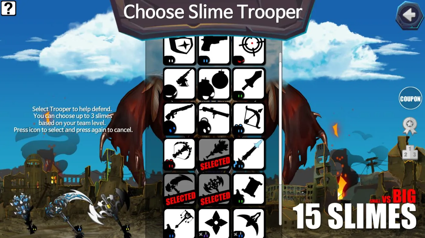 15 Slimes : Action Defence | Indus Appstore | Screenshot