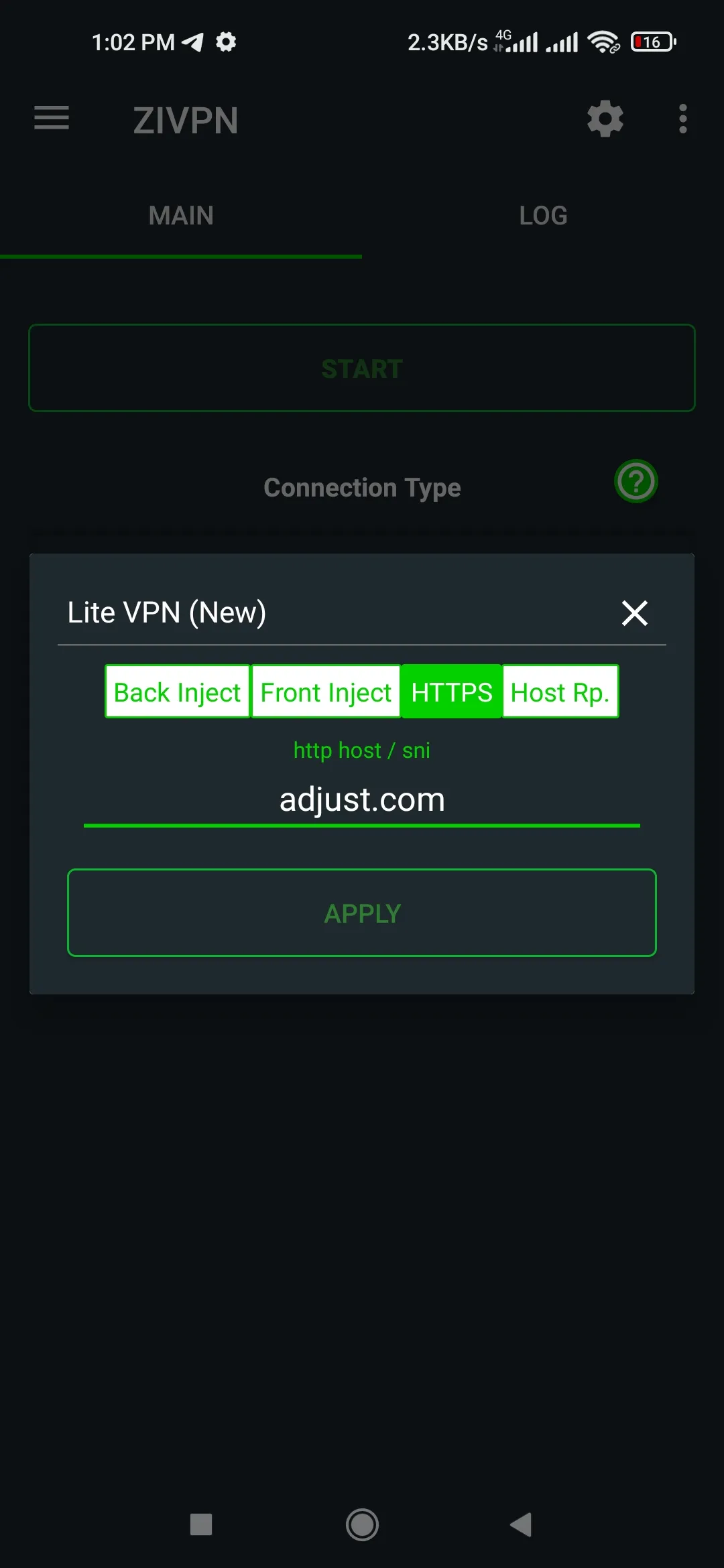 ZIVPN Tunnel (SSH/DNS/UDP) VPN | Indus Appstore | Screenshot
