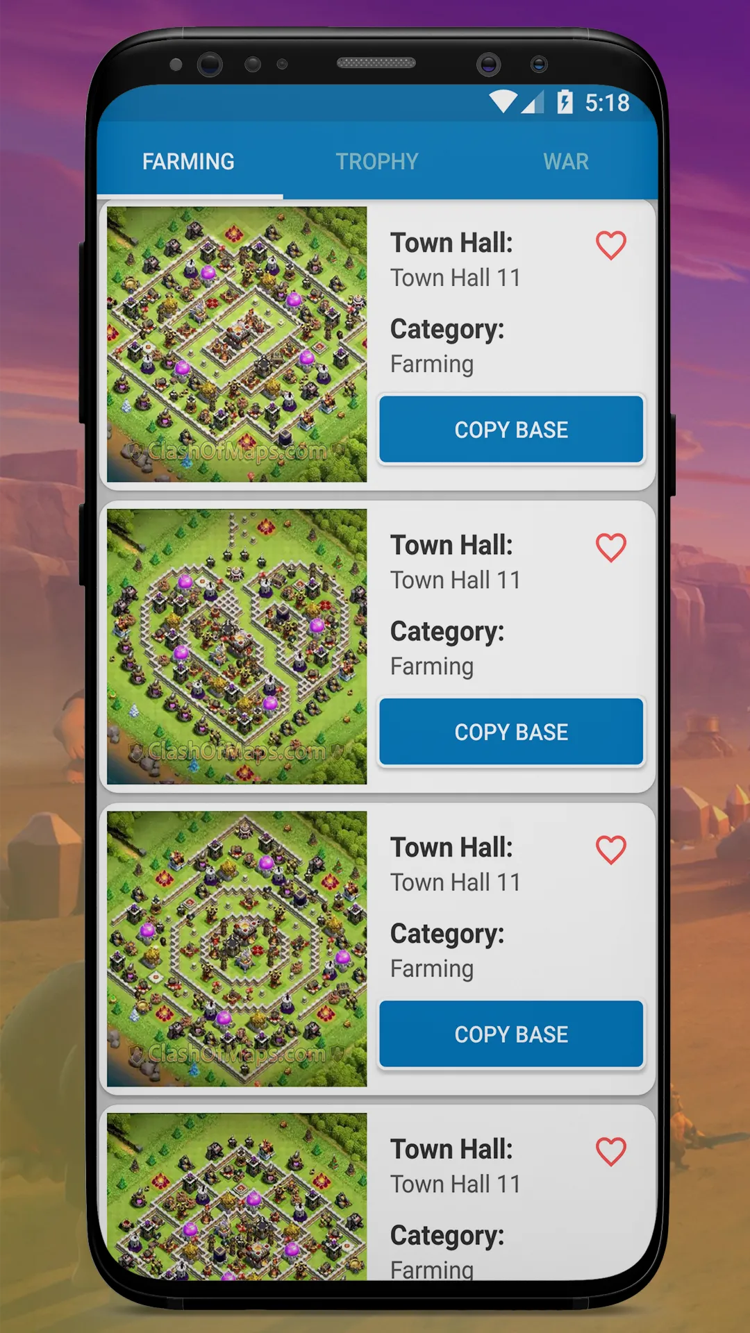 Clash of Maps - Base, Layouts | Indus Appstore | Screenshot