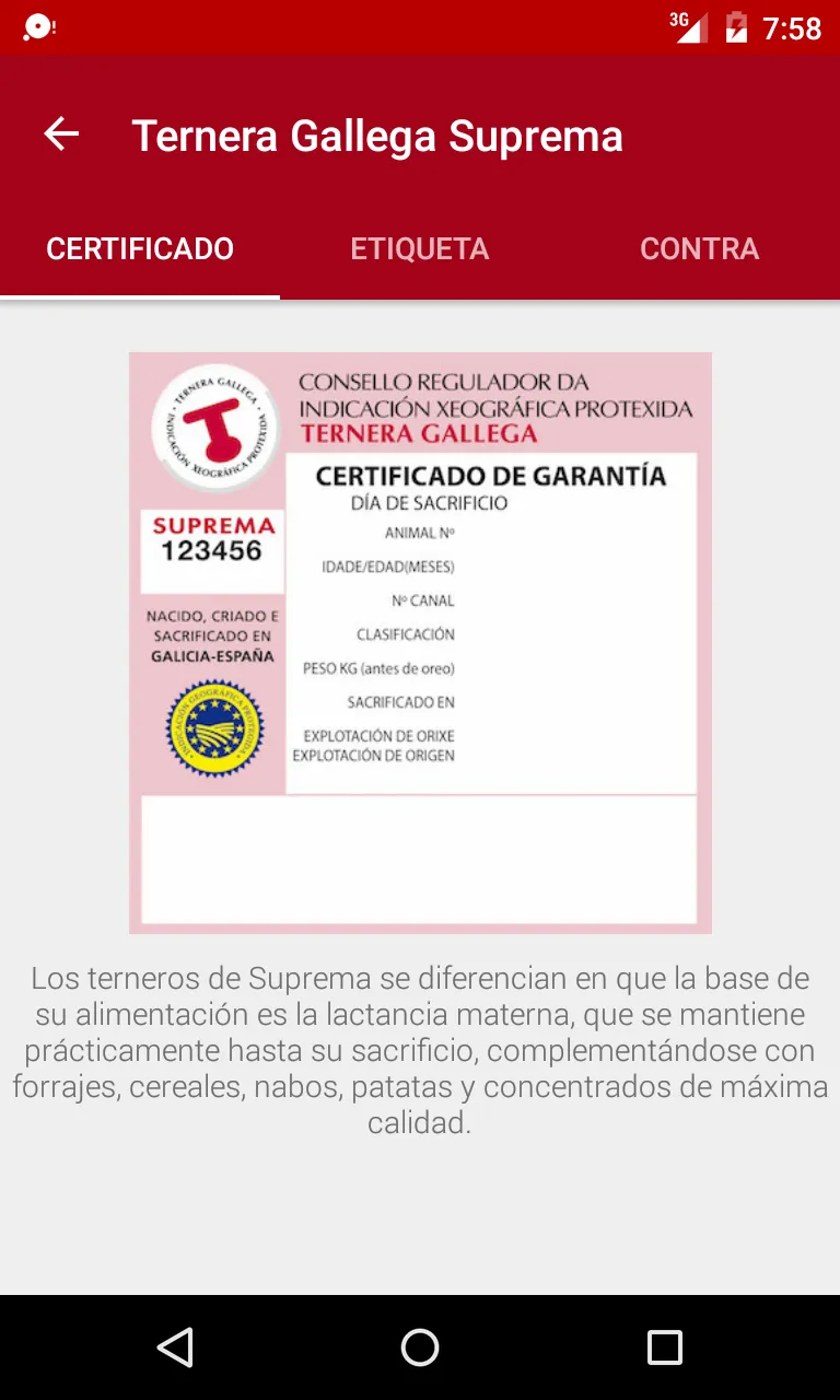 Ternera Gallega | Indus Appstore | Screenshot