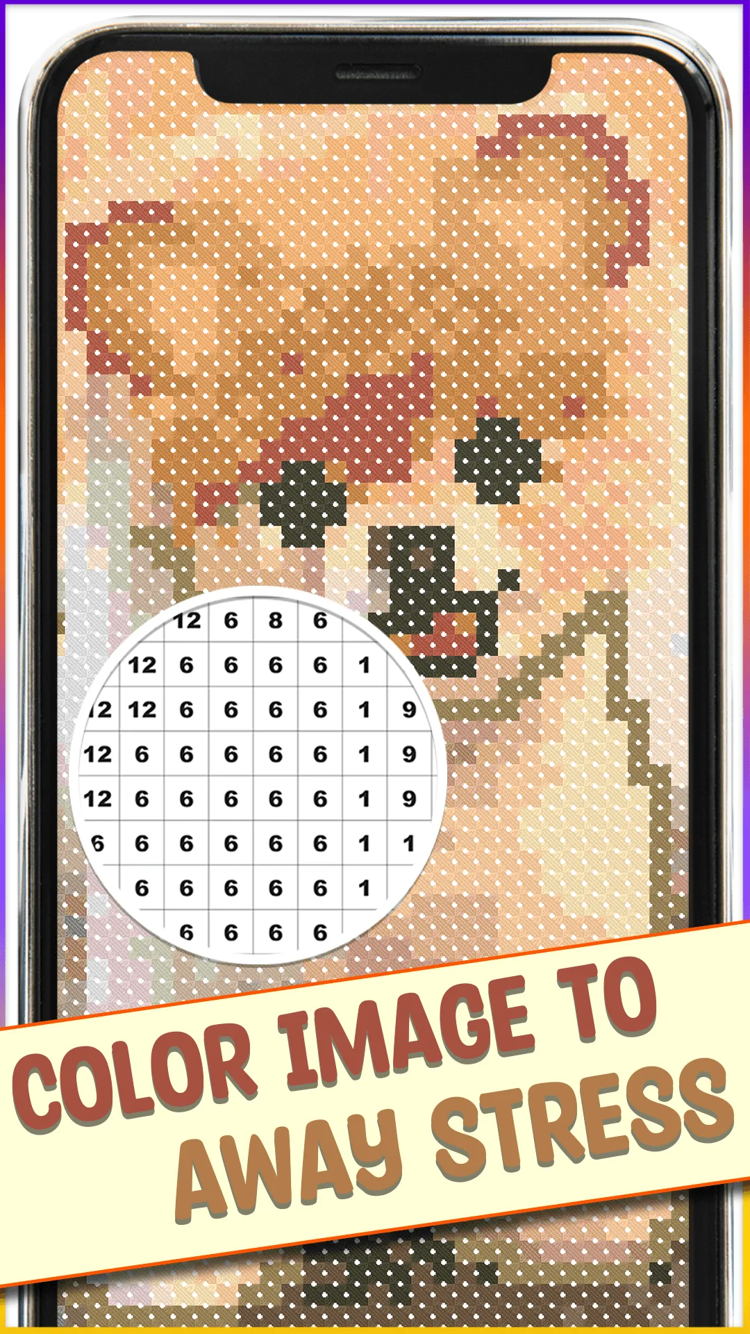 Animals Cross Stitch Coloring | Indus Appstore | Screenshot