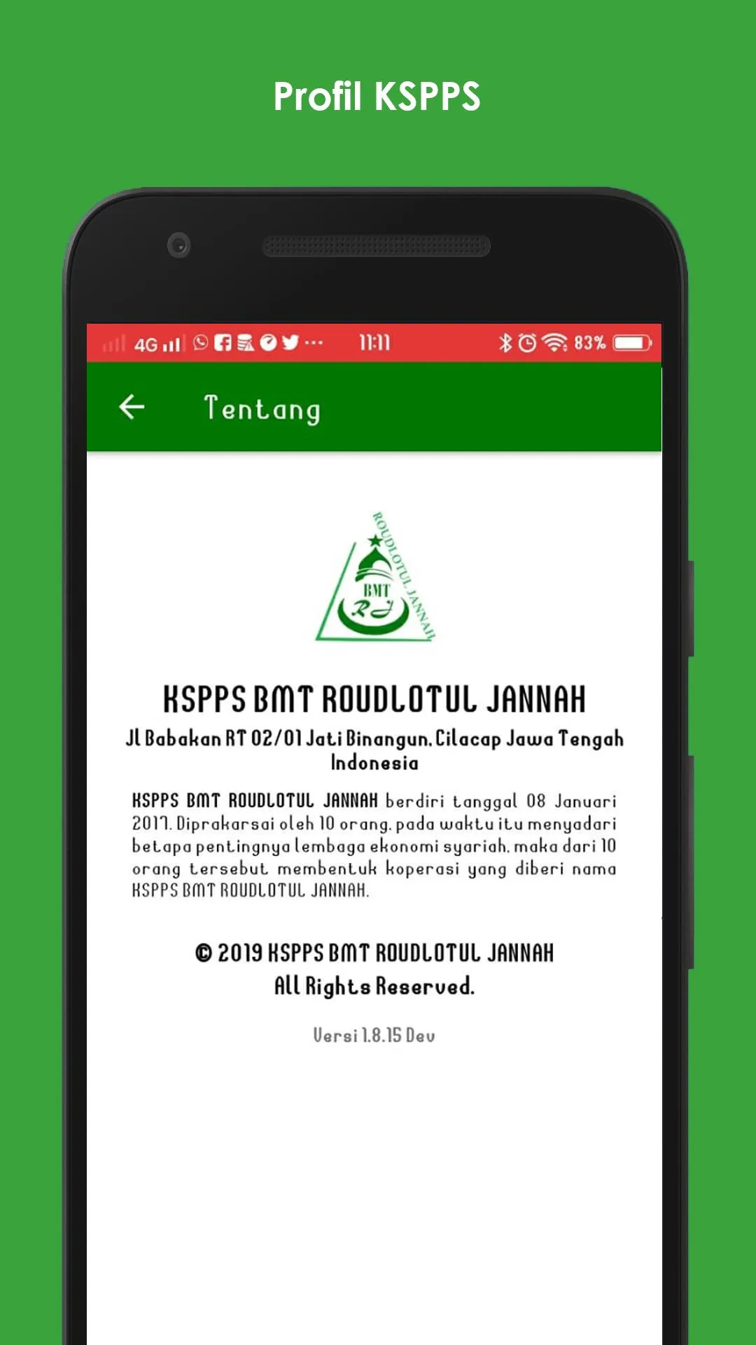 KSPPS BMT ROUDLOTUL JANNAH | Indus Appstore | Screenshot