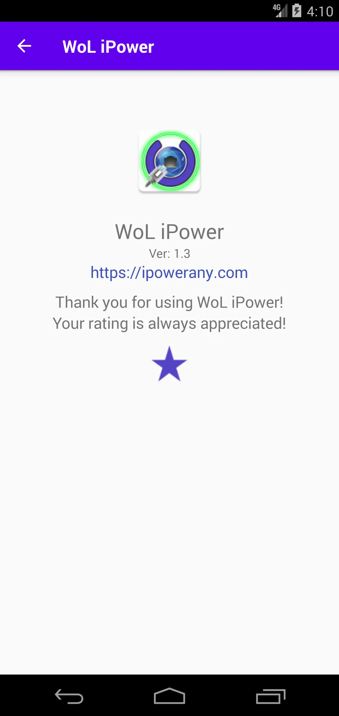 WoL iPower - Wake On Lan over  | Indus Appstore | Screenshot