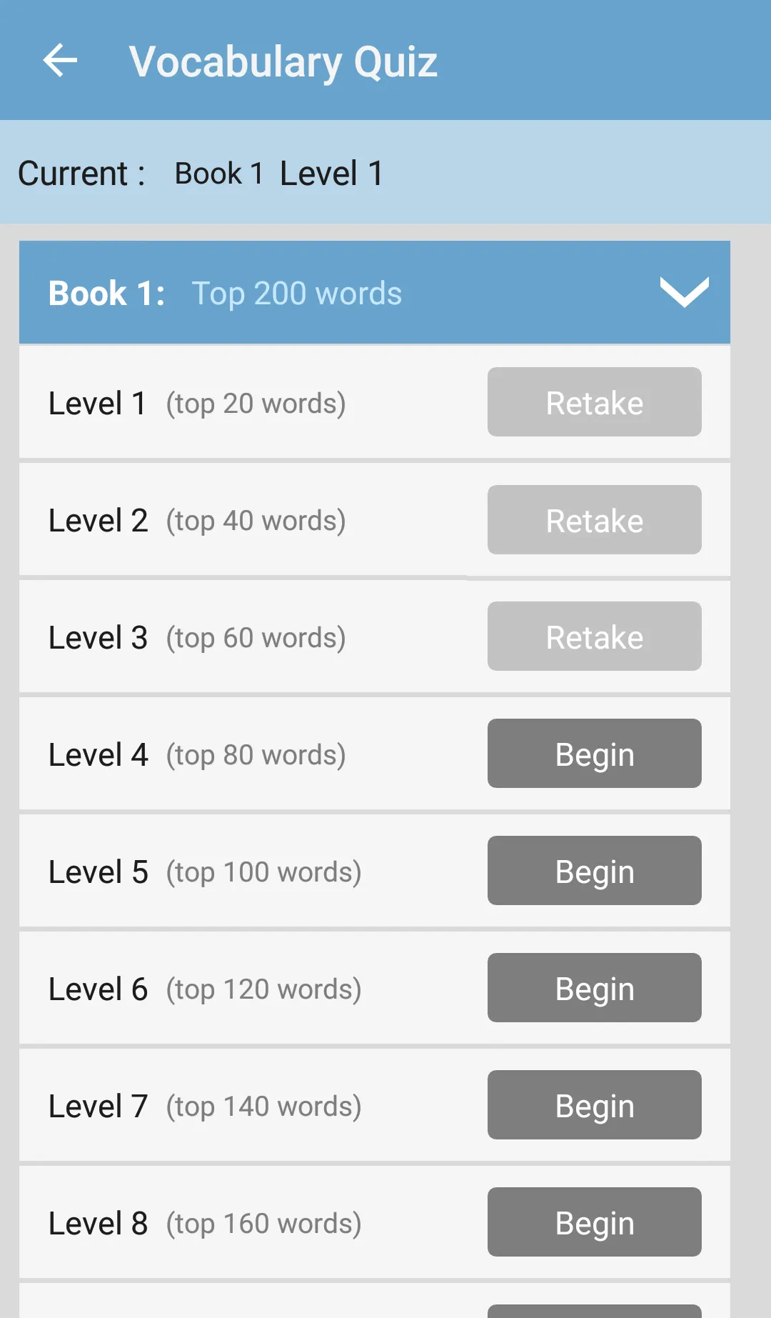 English Vocabulary | Indus Appstore | Screenshot