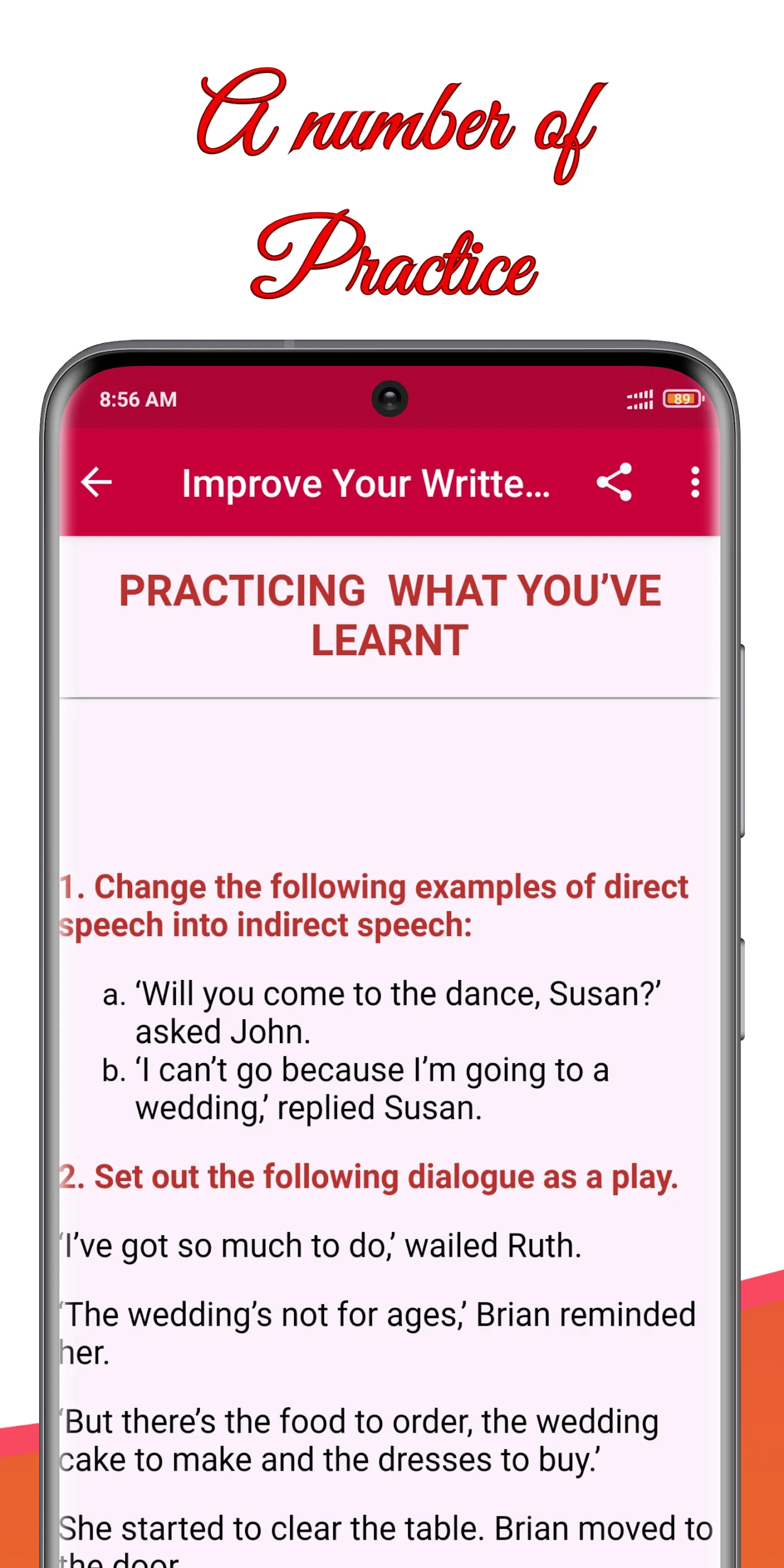 Improve English Writing Skills | Indus Appstore | Screenshot