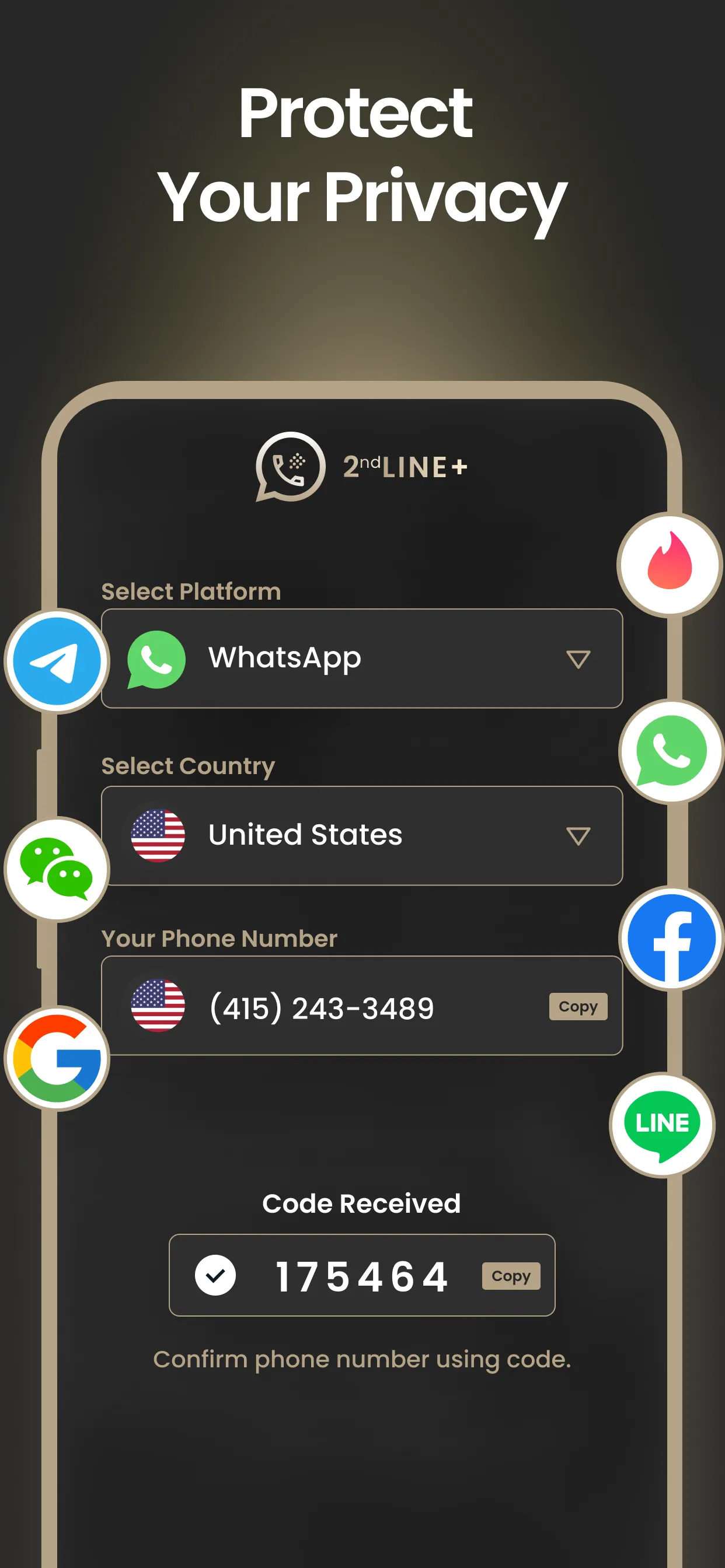 2nd Line+ Phone Number & eSIM | Indus Appstore | Screenshot