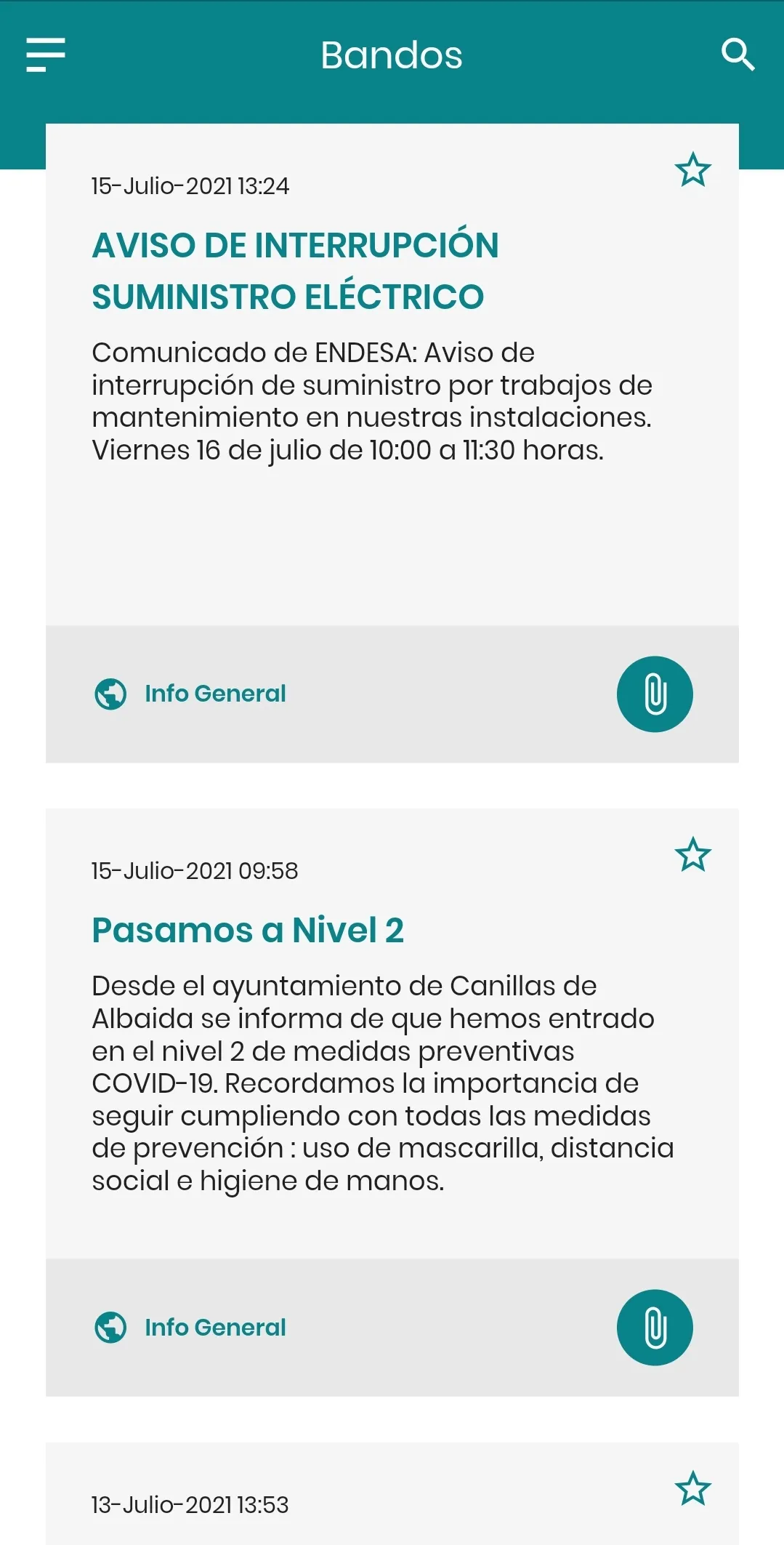 Canillas de Albaida Informa | Indus Appstore | Screenshot