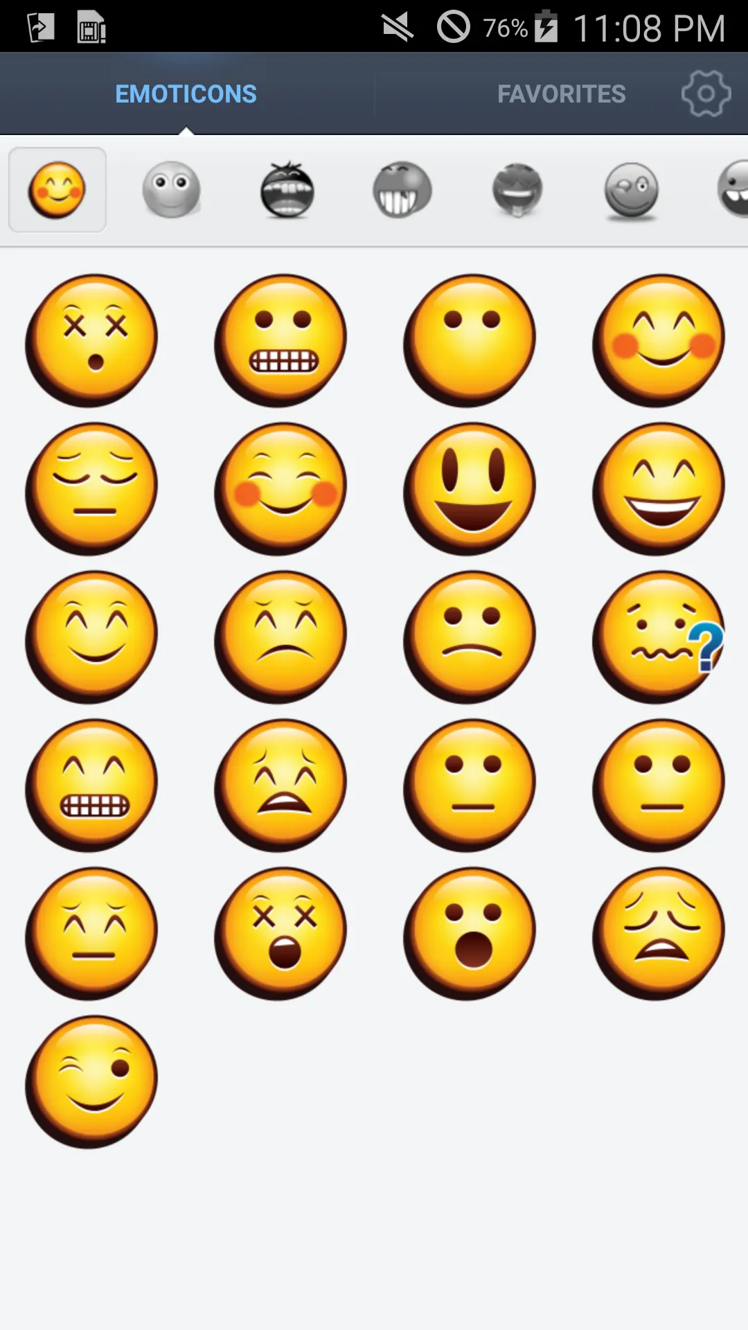 IFace Emoticons Stickers | Indus Appstore | Screenshot