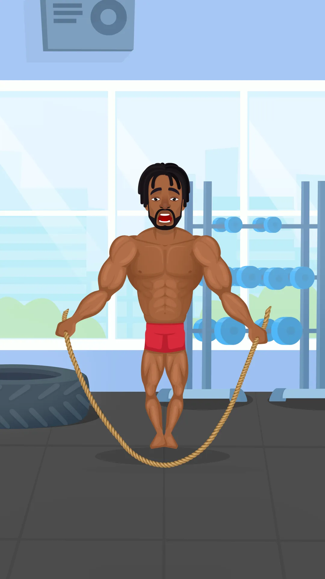 Muscle Man Clicker-Gym Workout | Indus Appstore | Screenshot