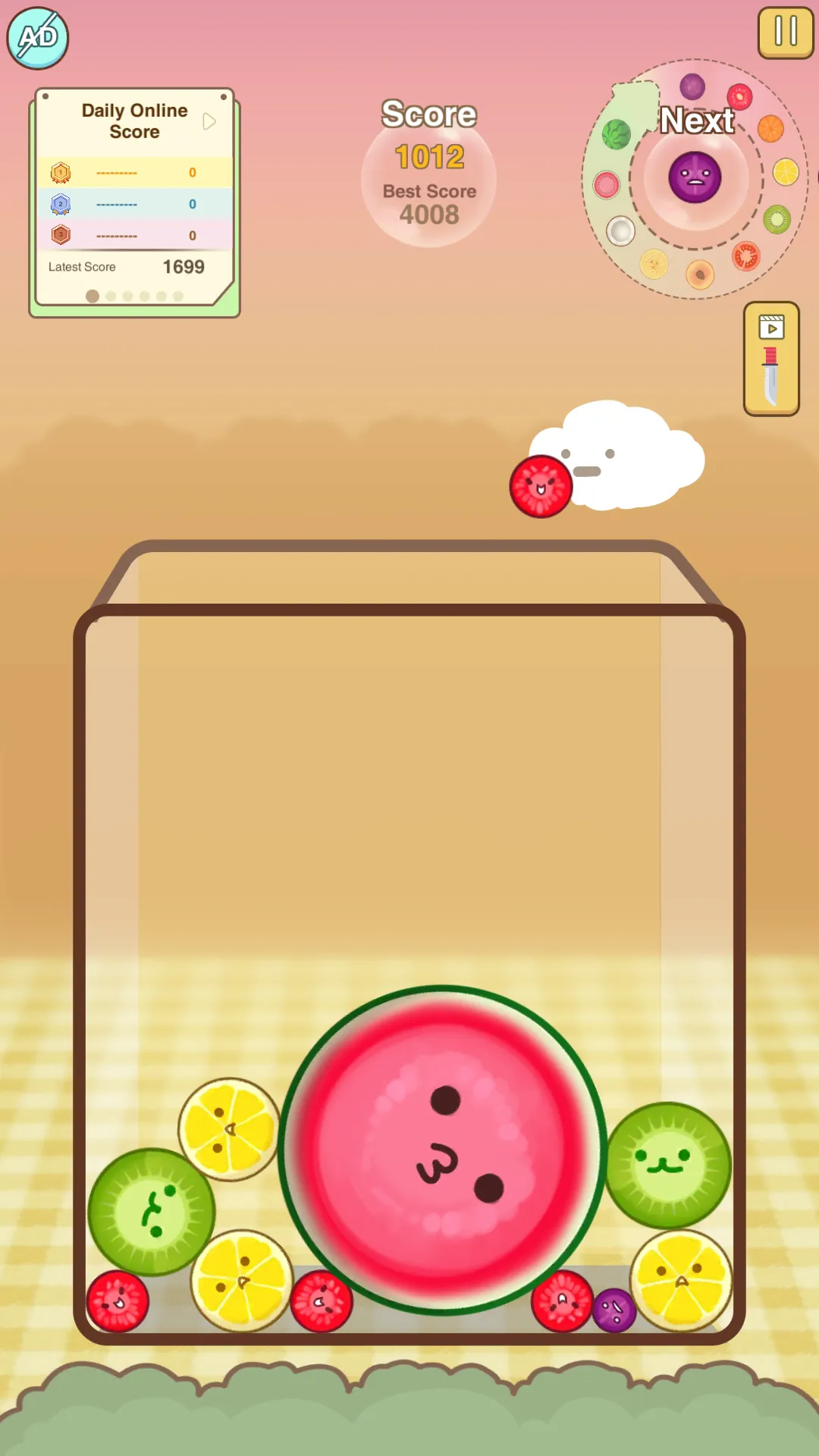 Watermelon Merge Game | Indus Appstore | Screenshot