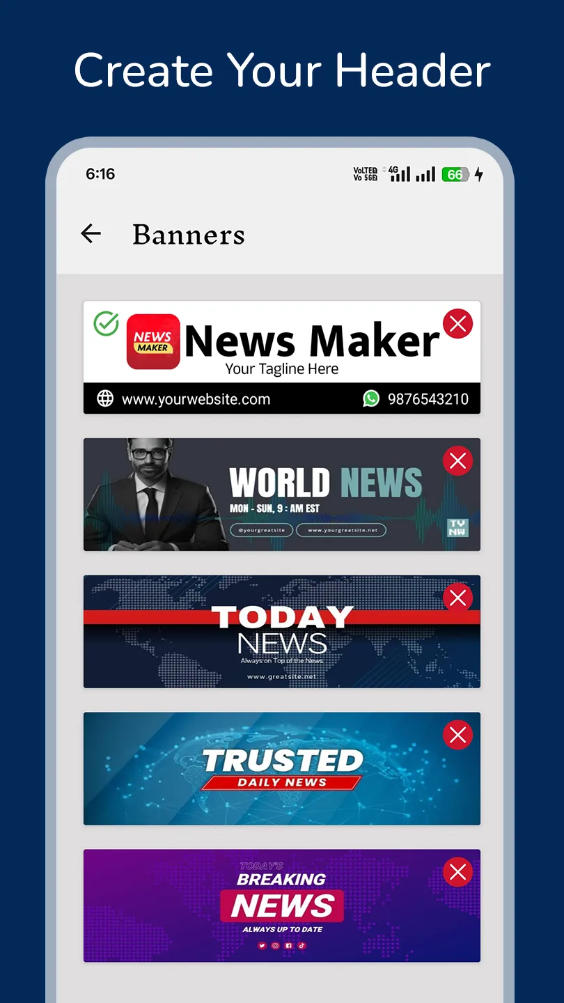News Maker - Banner Maker | Indus Appstore | Screenshot
