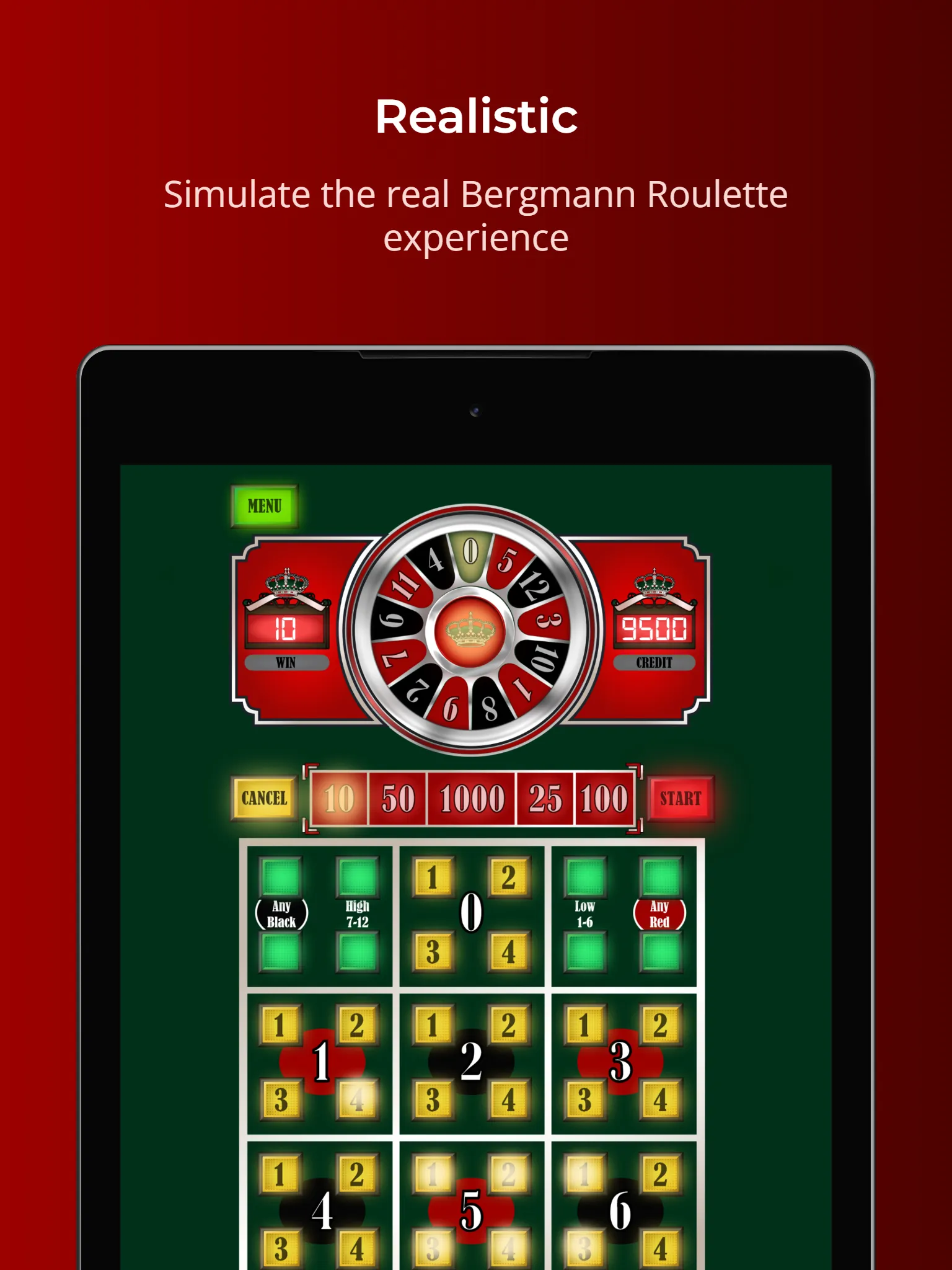 Bergmann Roulette | Indus Appstore | Screenshot