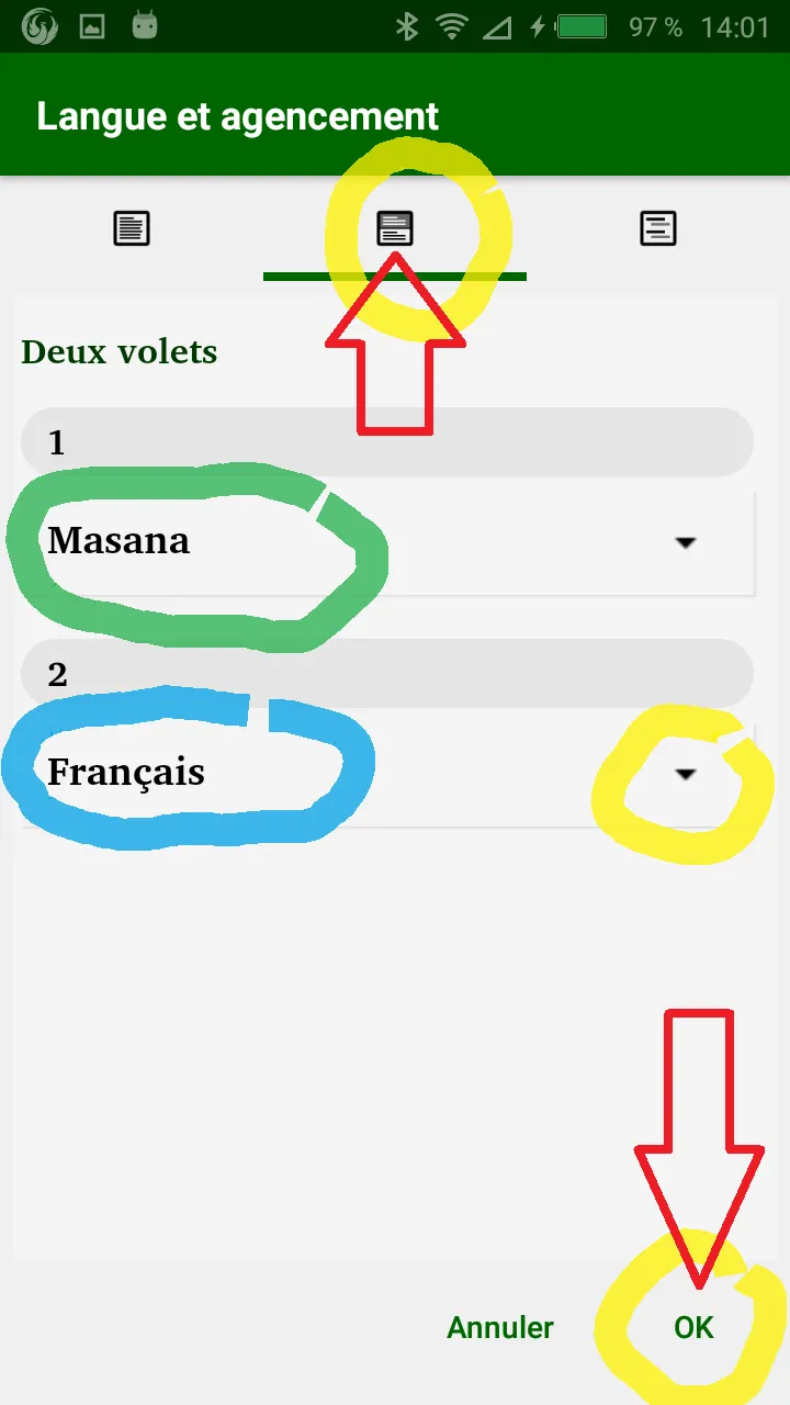 Masana avec Franç Engl Arabe | Indus Appstore | Screenshot