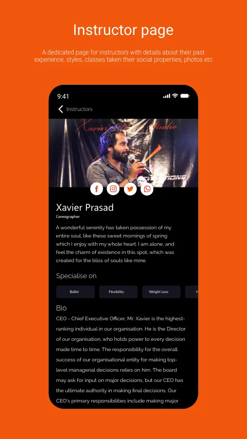 Xaviers Dance Studio | Indus Appstore | Screenshot