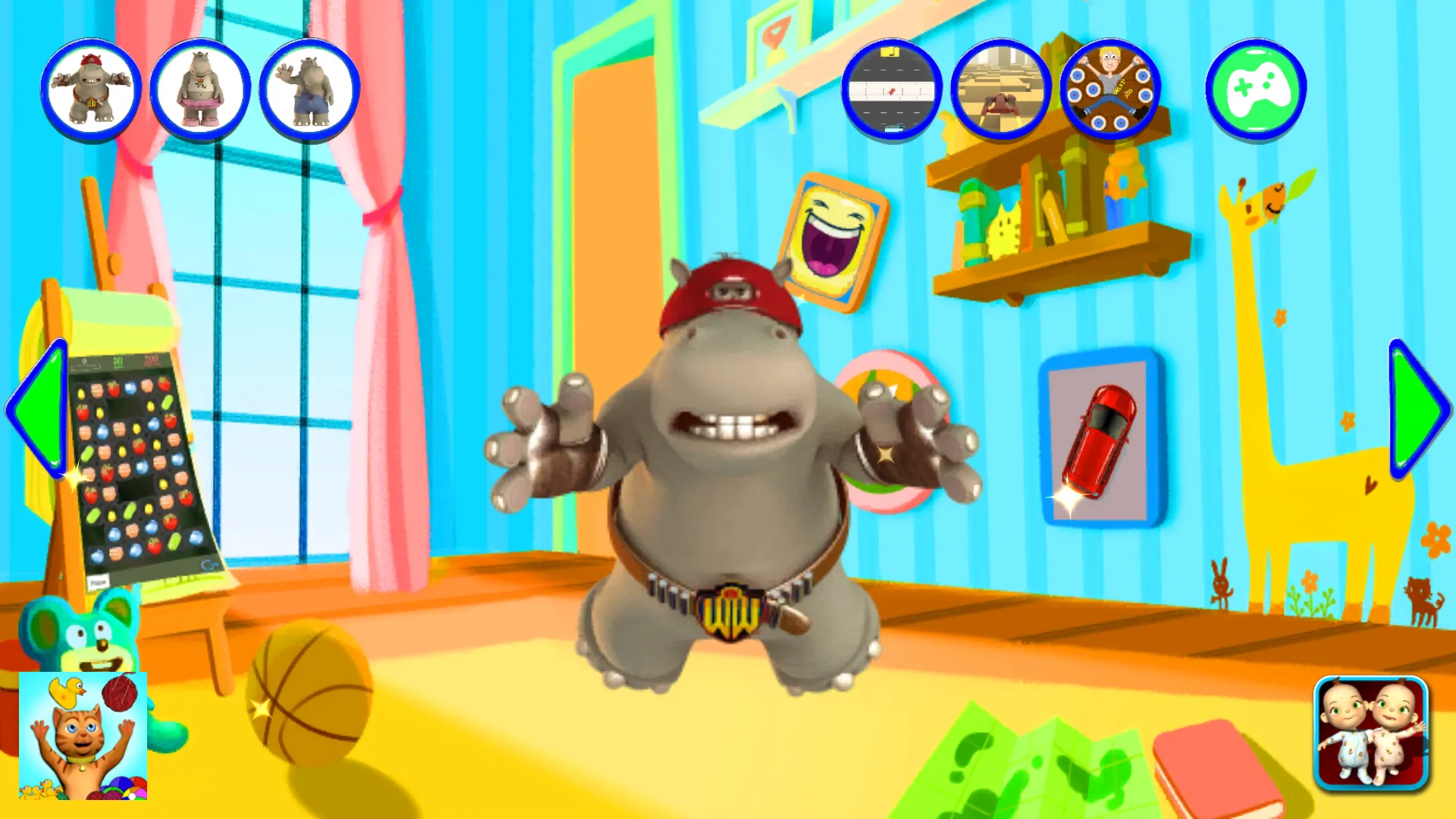 Talking Hippo Rock | Indus Appstore | Screenshot