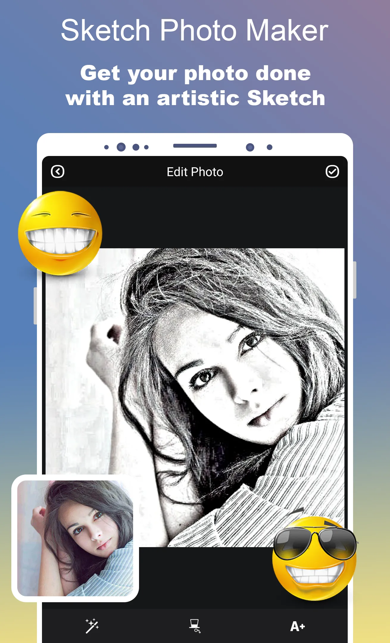 Sketch Maker - Pencil Sketch | Indus Appstore | Screenshot