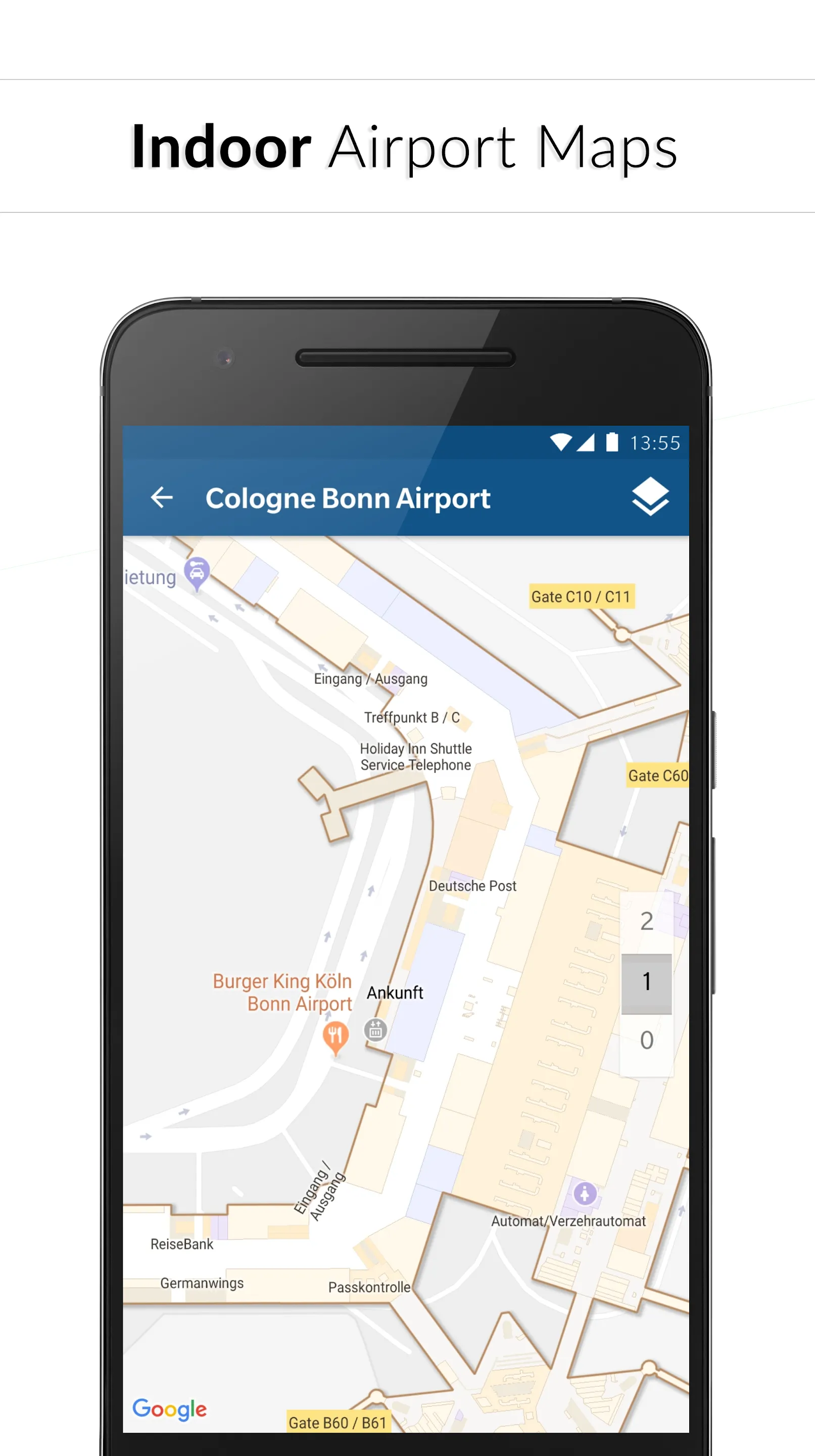 Cologne Bonn Airport Guide CGN | Indus Appstore | Screenshot