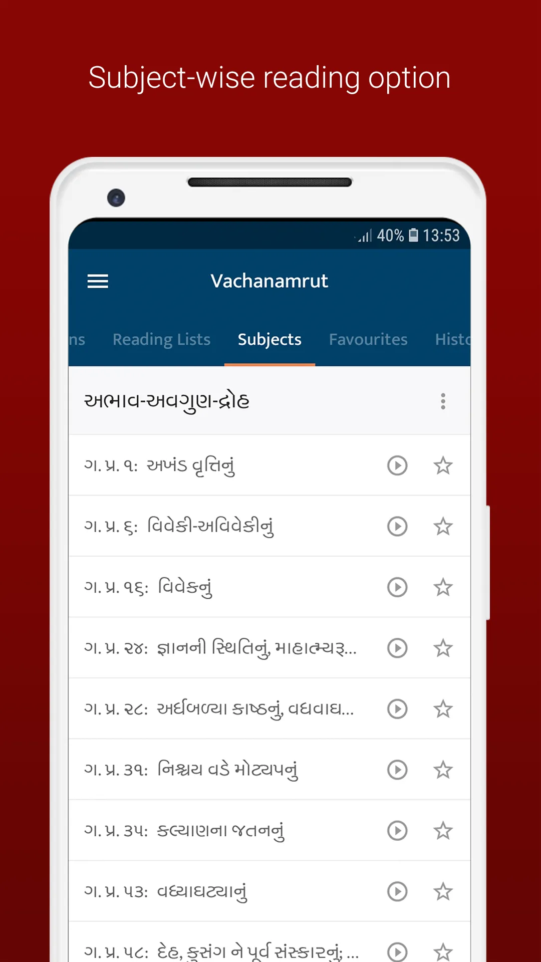 Vachanamrut Study App | Indus Appstore | Screenshot