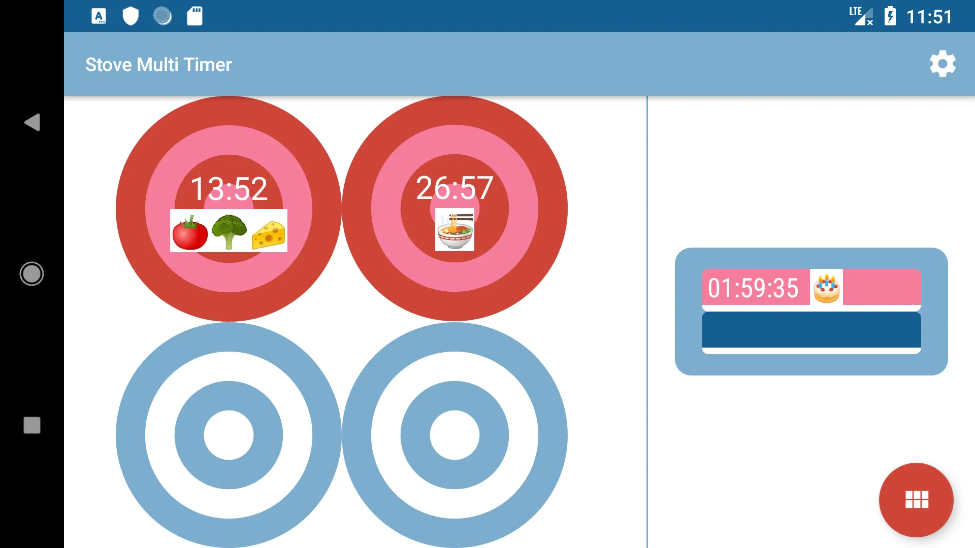 Stove Multi Timer | Indus Appstore | Screenshot