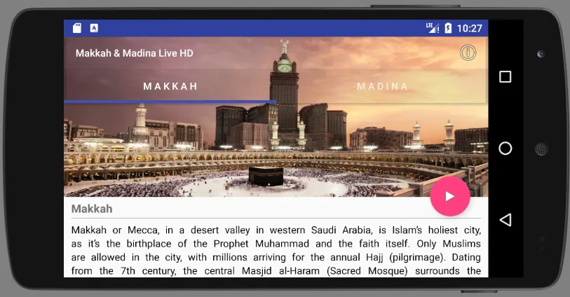 Makkah & Madina Live HD | Indus Appstore | Screenshot