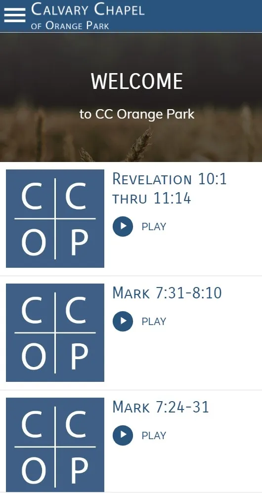 Calvary Chapel of Orange Park | Indus Appstore | Screenshot