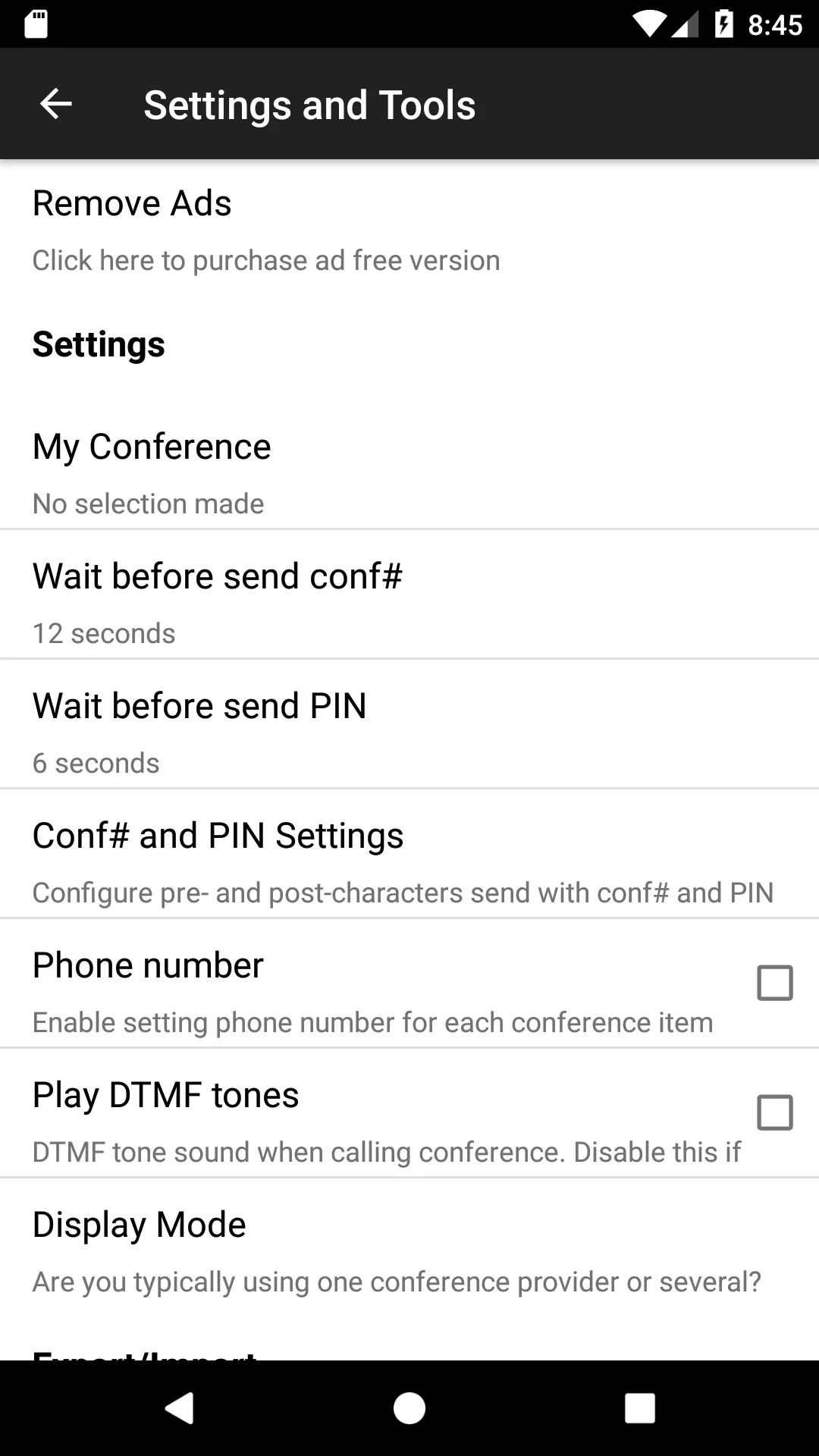 Conference Caller | Indus Appstore | Screenshot