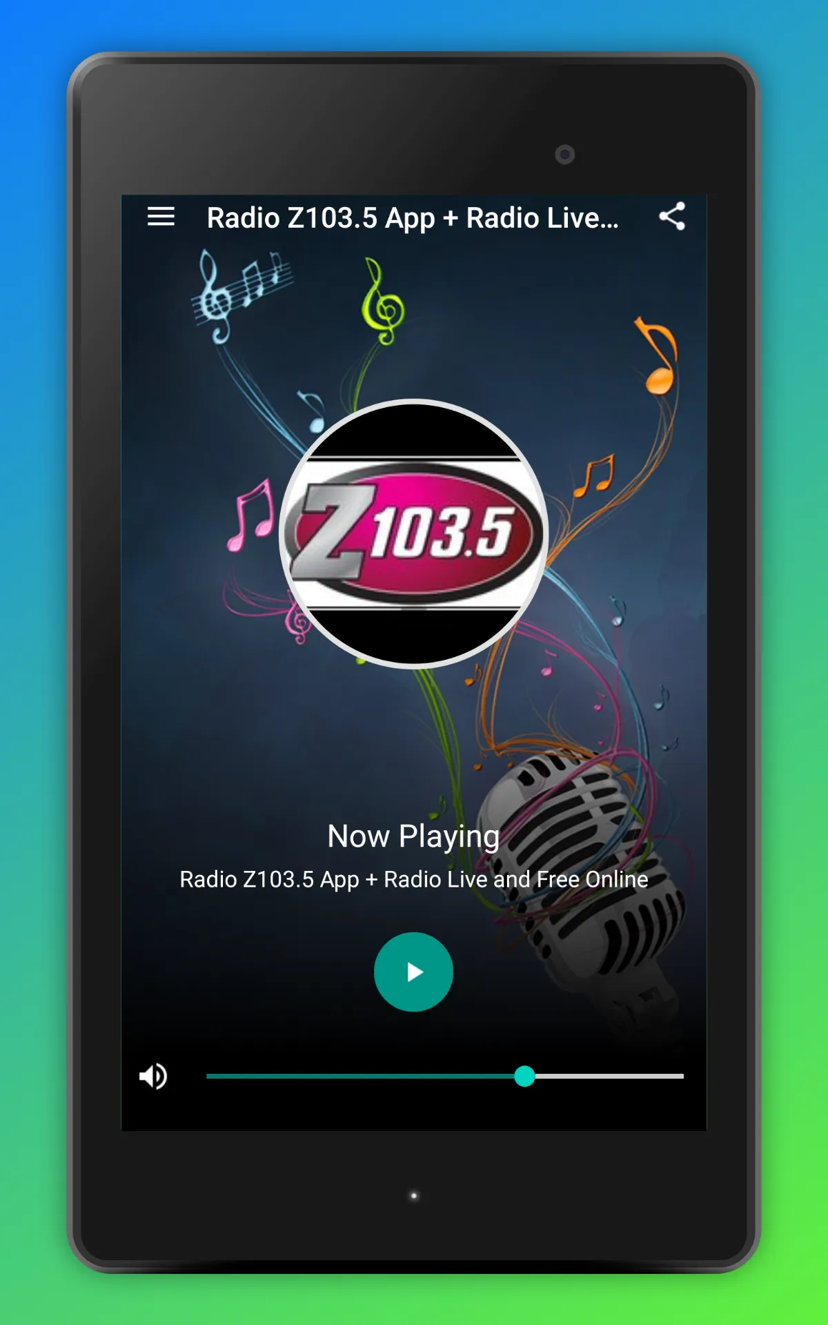 Z103.5 Toronto Radio Canada FM | Indus Appstore | Screenshot